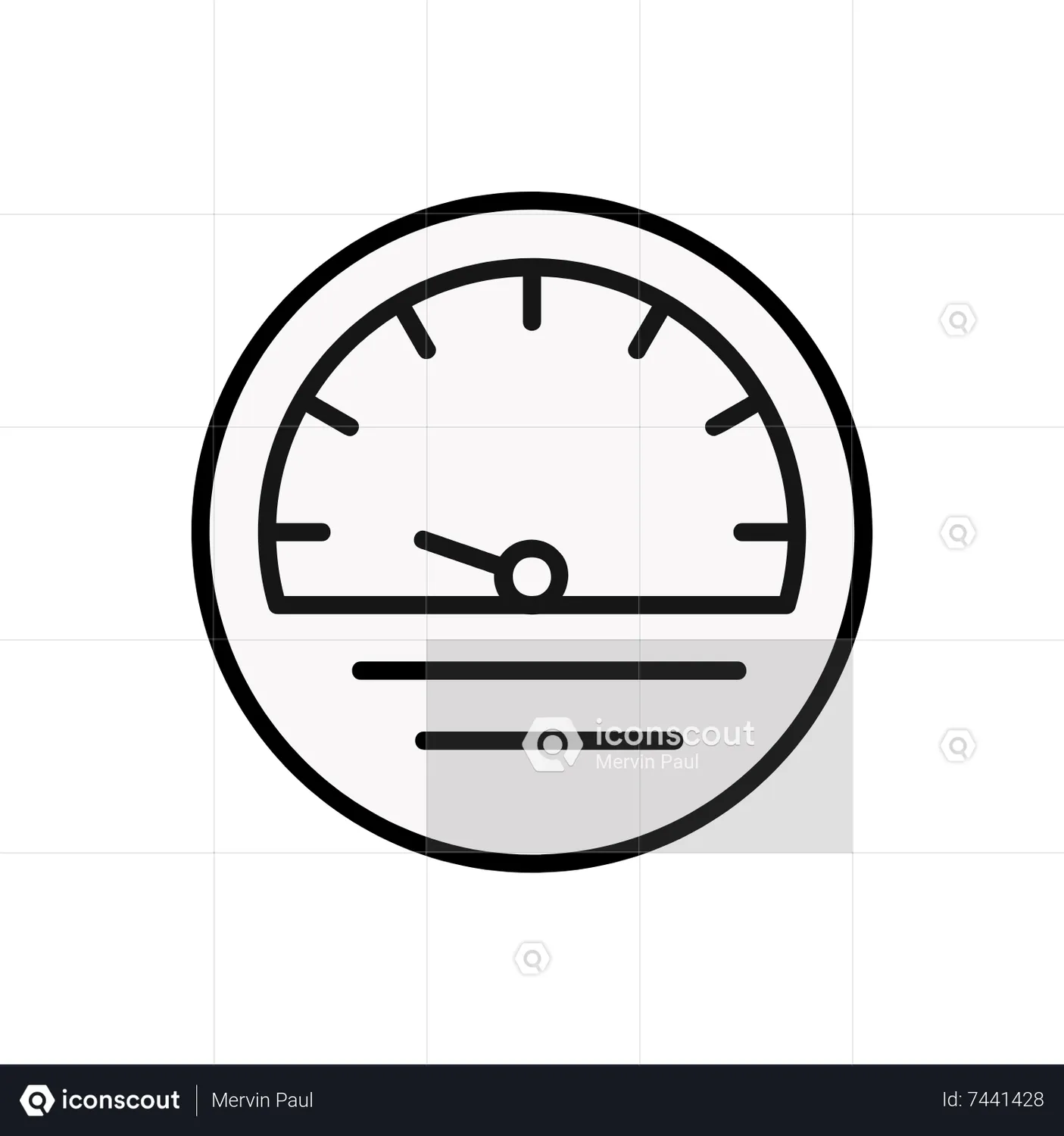 Speedometer Animated Icon download in JSON, LOTTIE or MP4 format