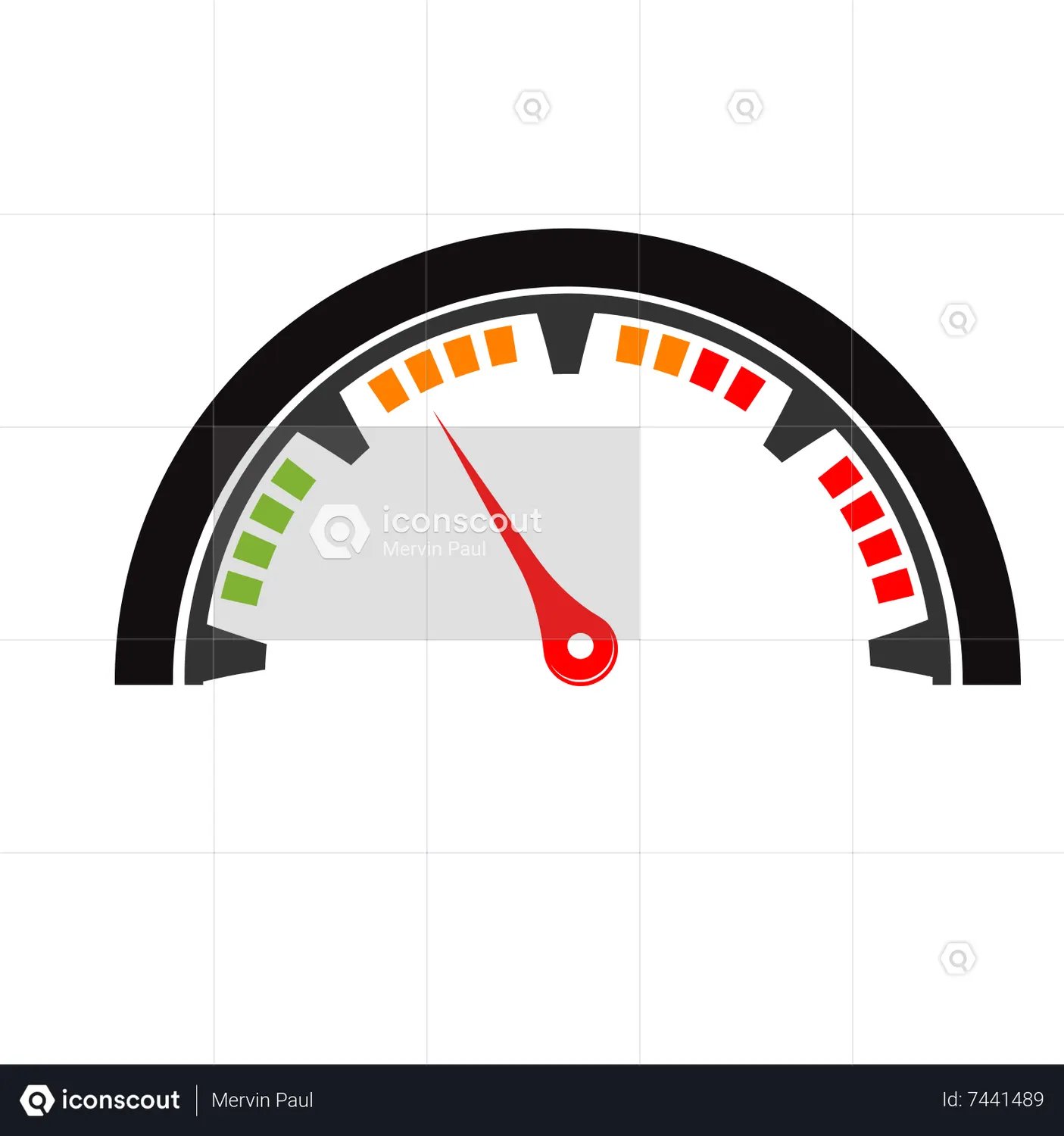 Speedometer Animated Icon download in JSON, LOTTIE or MP4 format