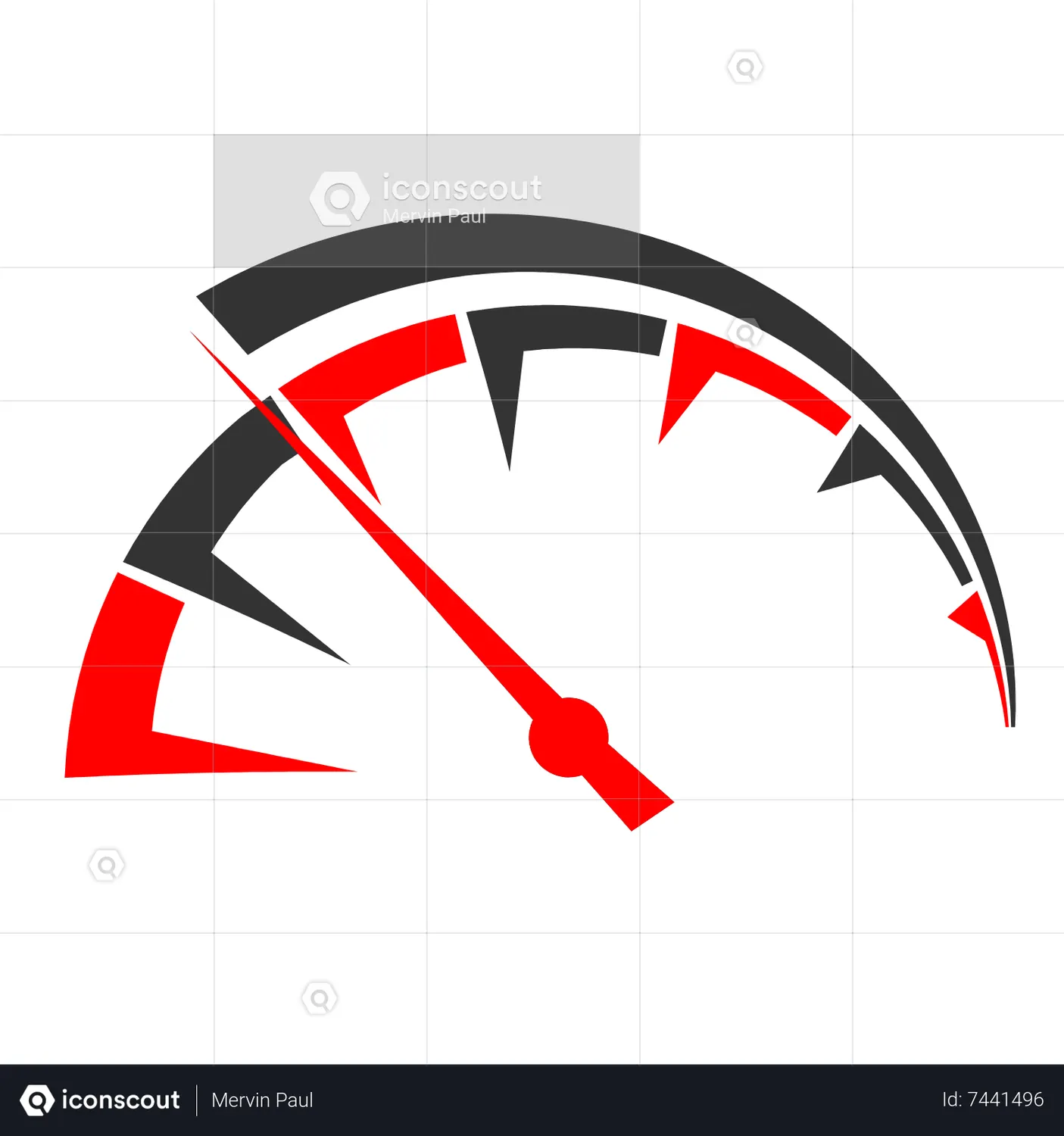 Speedometer Animated Icon download in JSON, LOTTIE or MP4 format