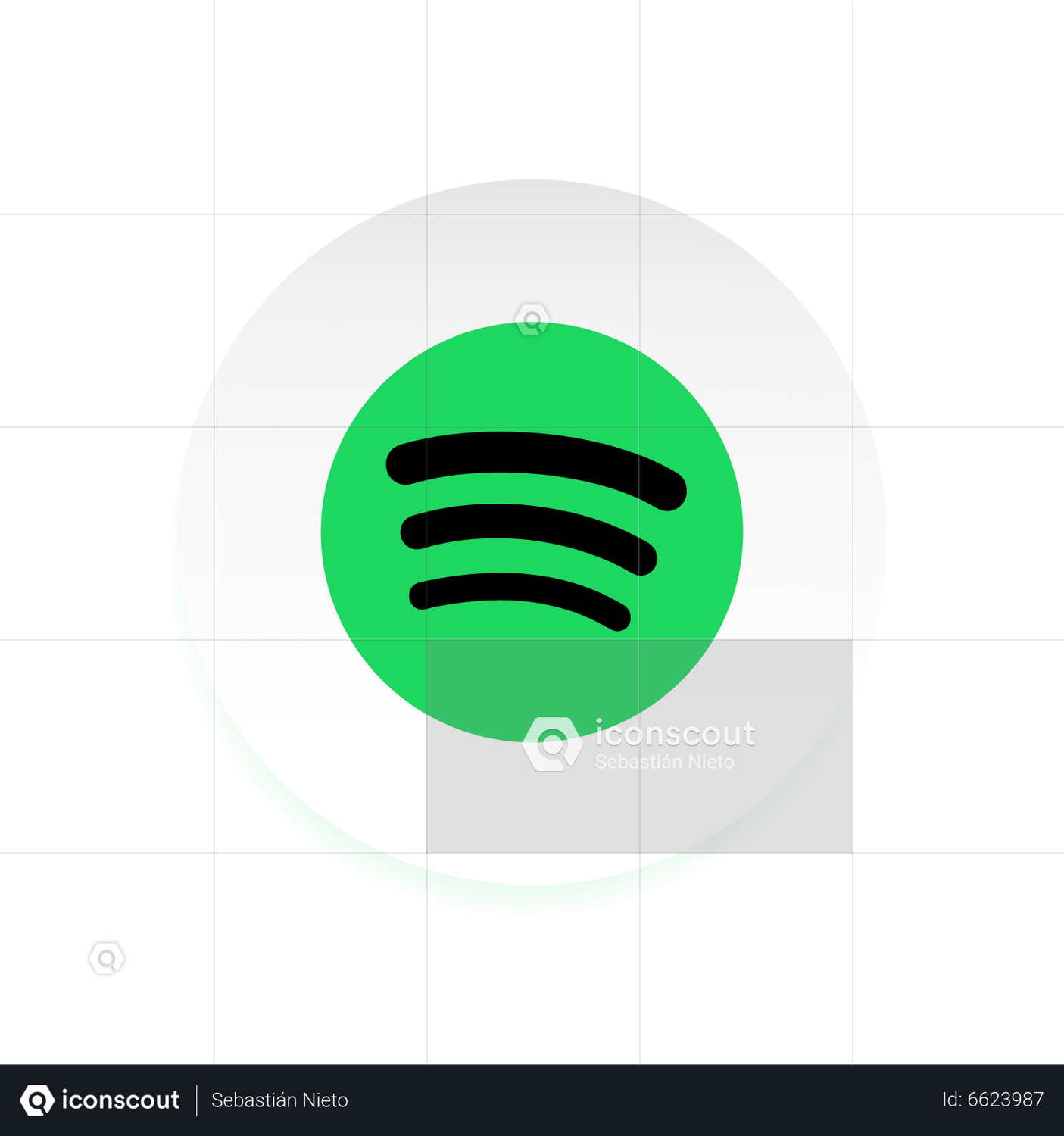 Spotify logo on transparent background. Stock Illustration | Adobe Stock