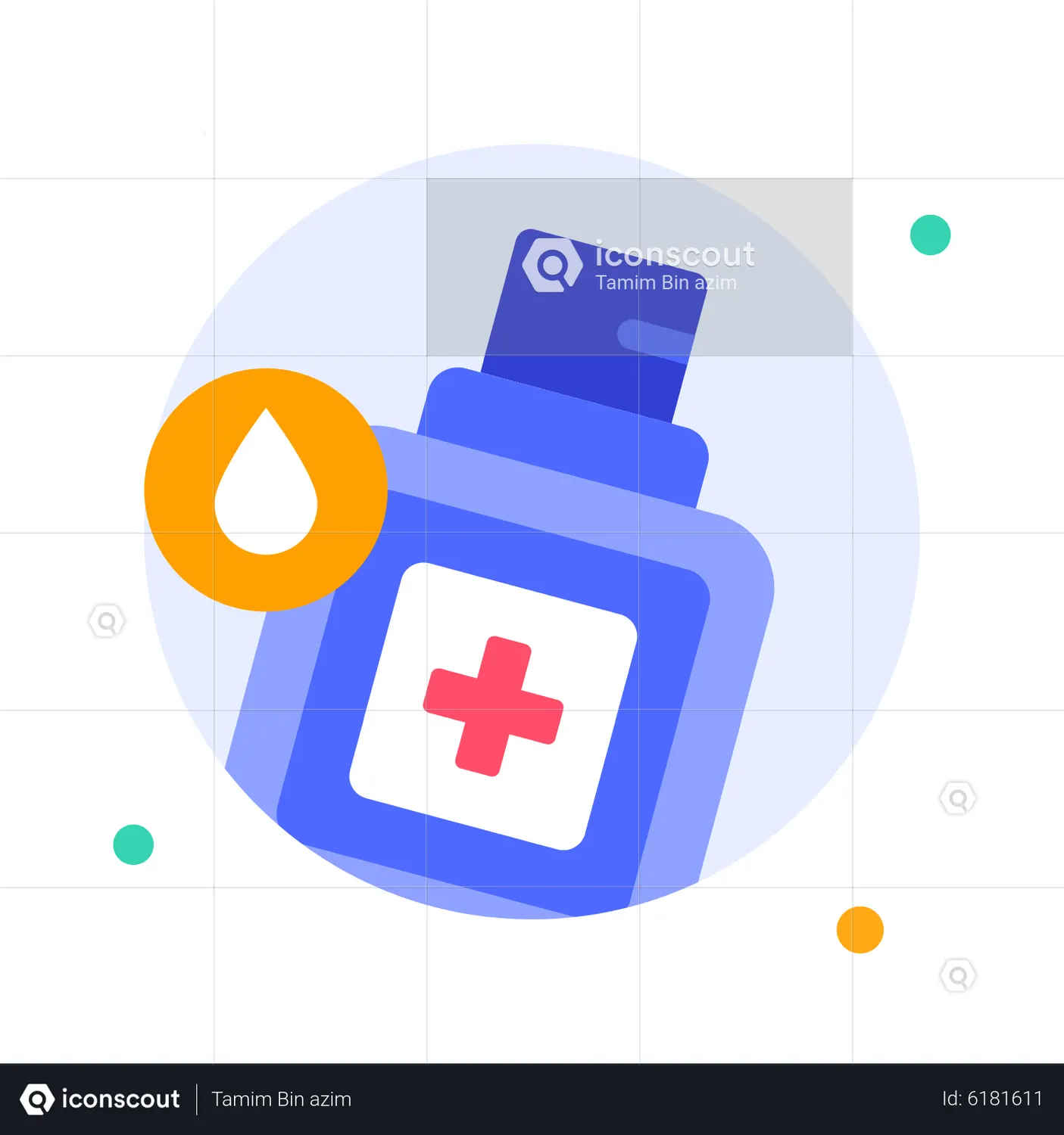 Spray Animated Illustration download in JSON, LOTTIE or MP4 format