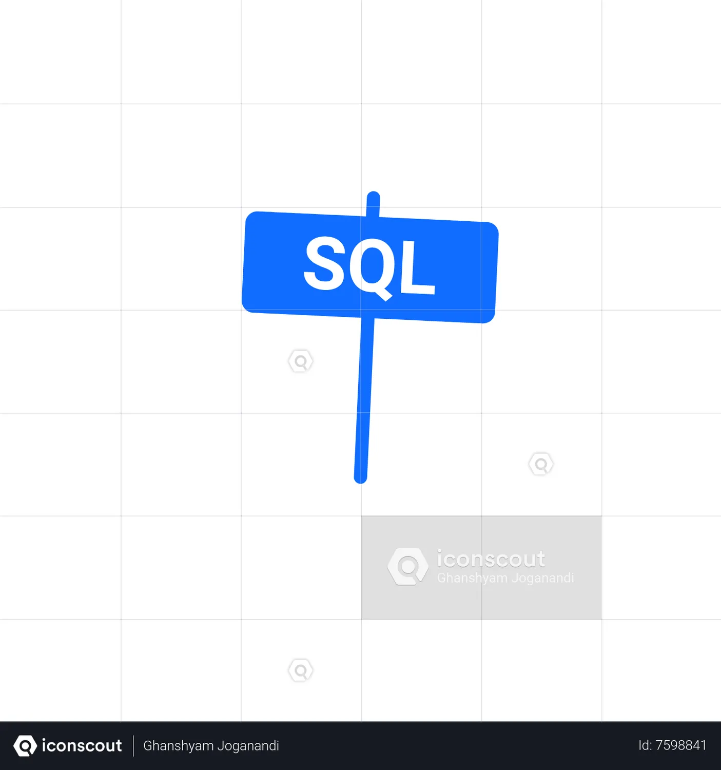 Sql Animated Icon download in JSON, LOTTIE or MP4 format