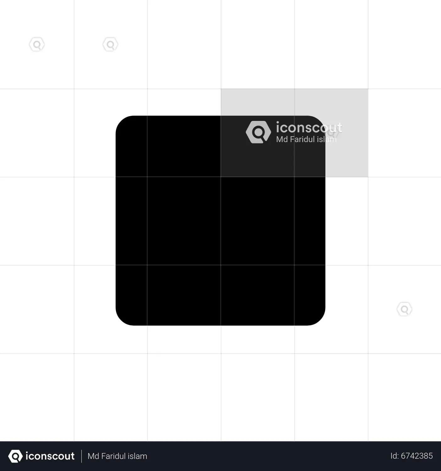 Square Vertical Poll Animated Icon download in JSON, LOTTIE or MP4 format