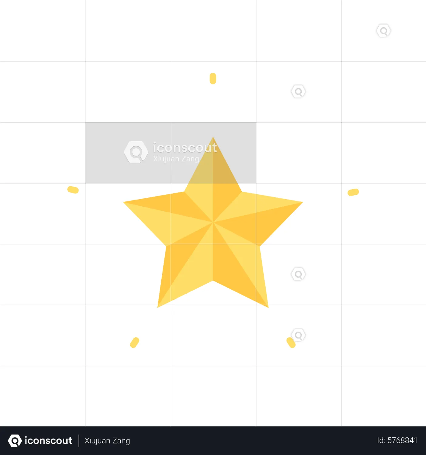 Star Animated Icon download in JSON, LOTTIE or MP4 format