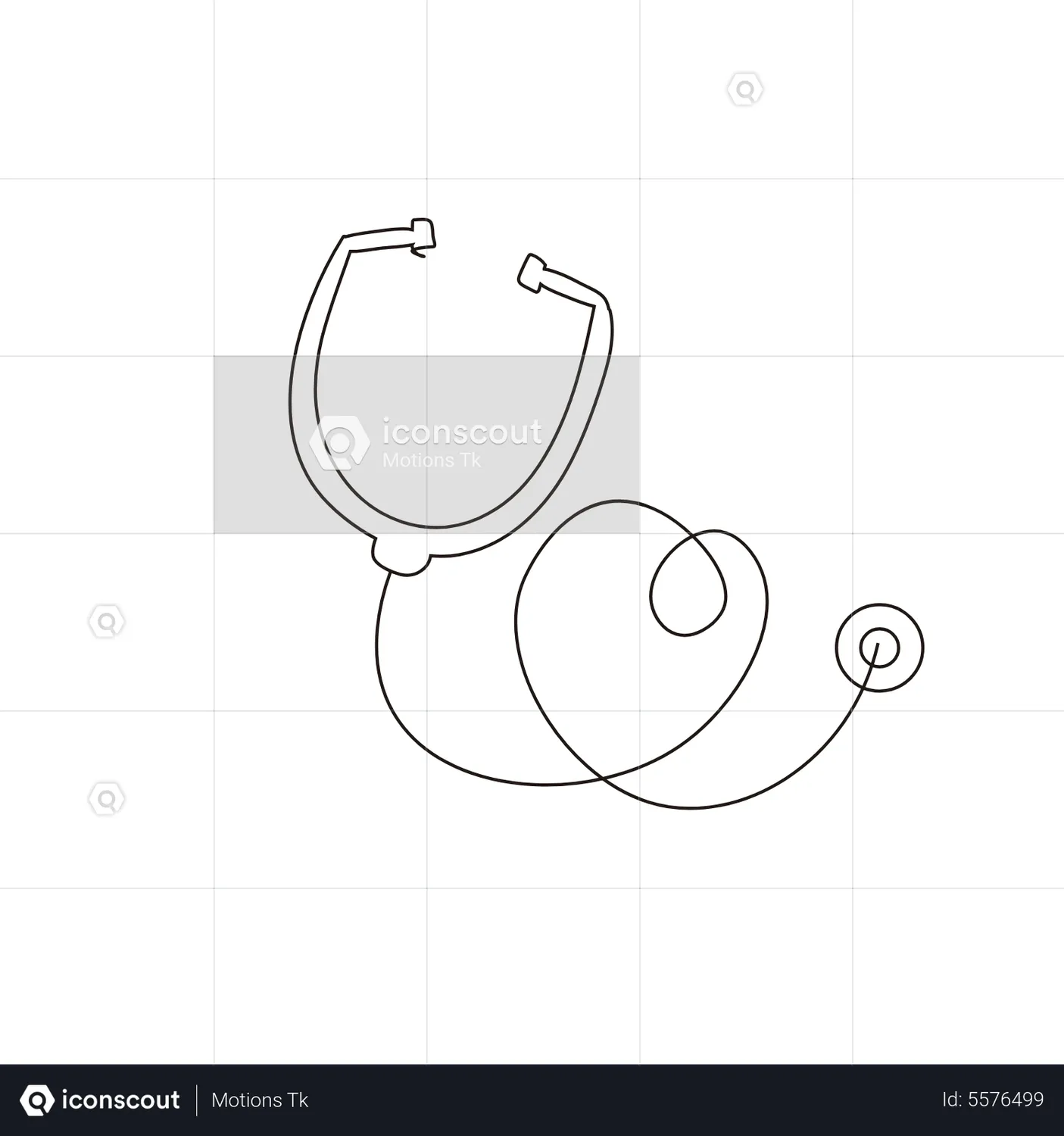 Stethoscope Animated Icon download in JSON, LOTTIE or MP4 format