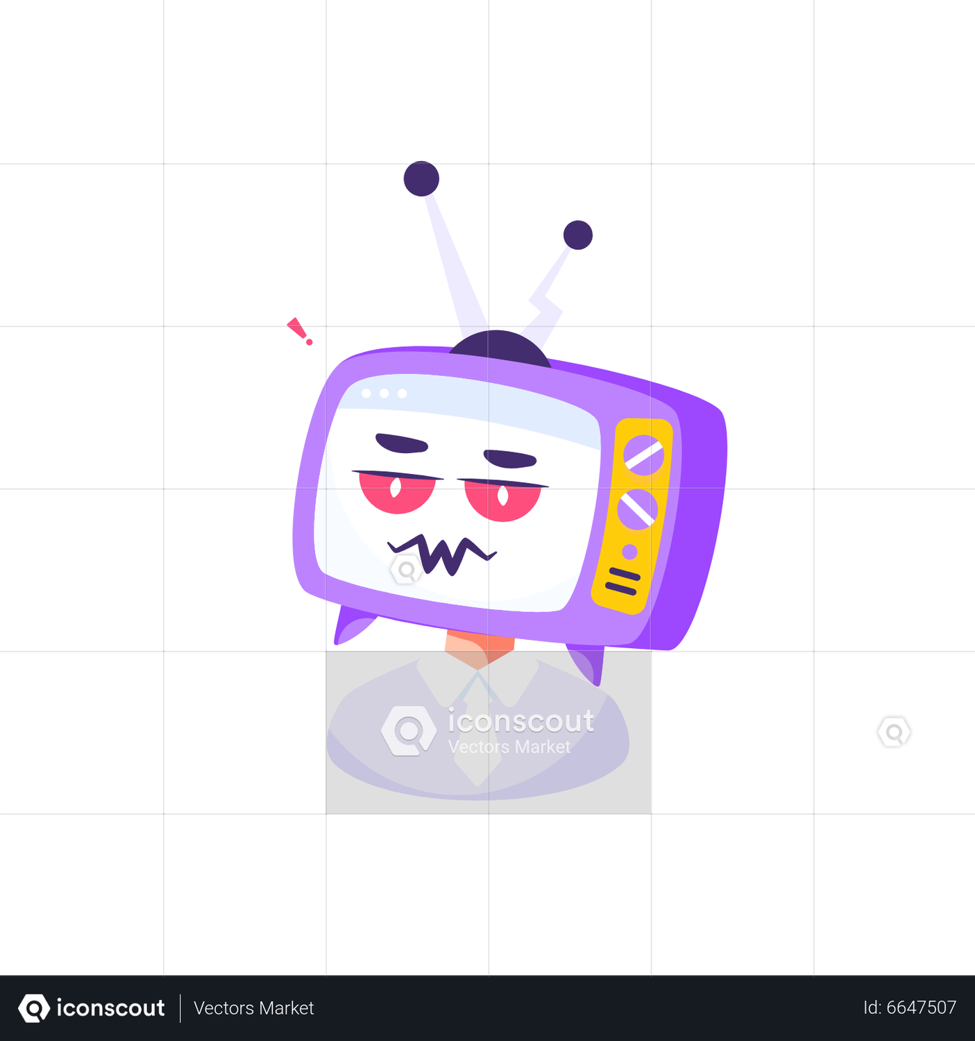 Streaming Error Animation by Vectors Market | LottieFiles