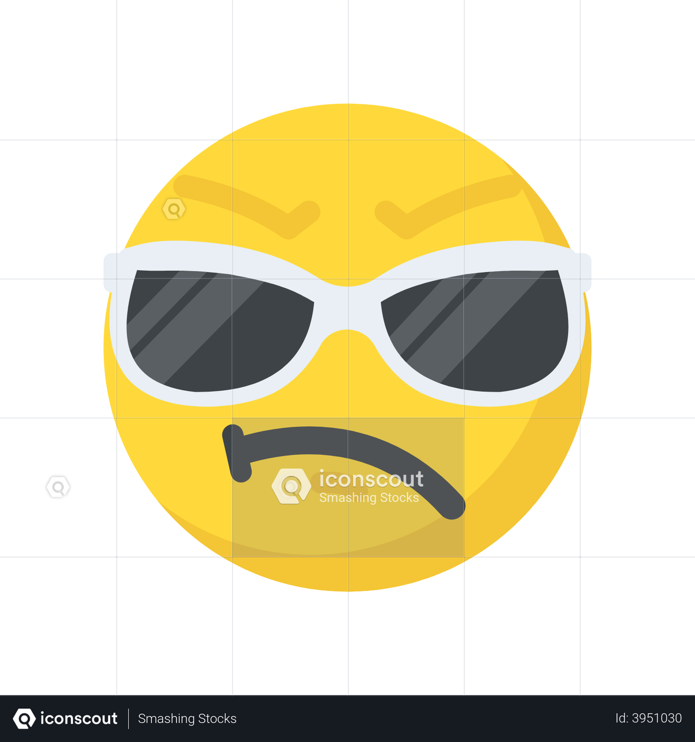 Summer concept. Emoji sun yellow with black round sunglasses smiling,  cutout, isolated on a white background. 3d illustration Stock Photo - Alamy