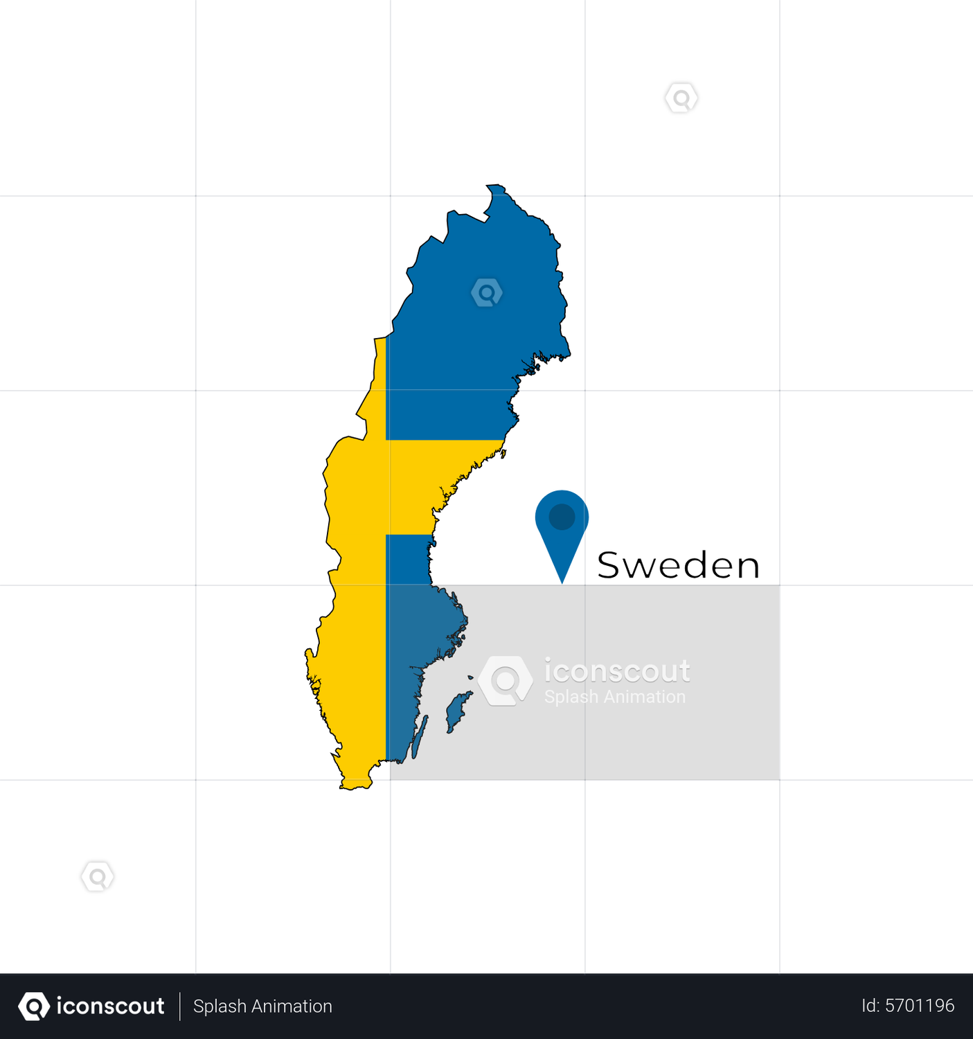 Sweden Flag Map Flag Animated Illustration Download In JSON LOTTIE Or   Sweden Flag Map 7028378 5701196 