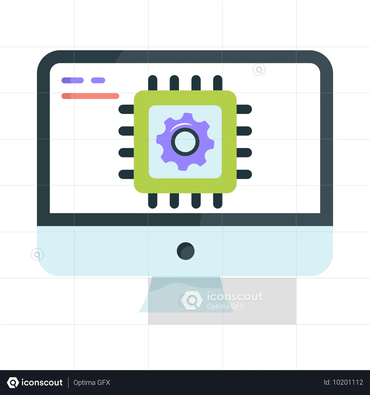 System Processor Animated Icon - Free Download Science & Technology ...