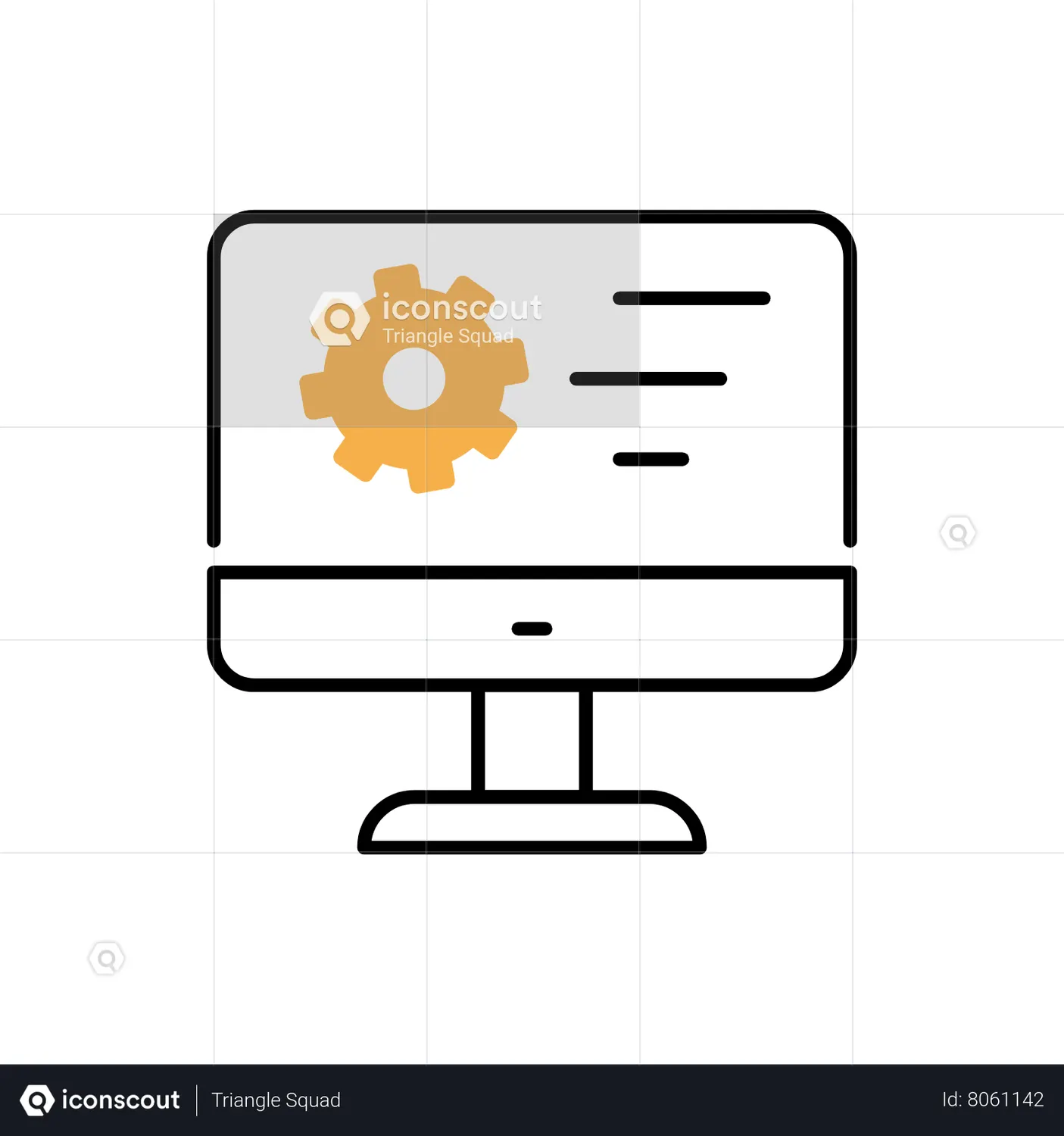 System Setting Animated Icon download in JSON, LOTTIE or MP4 format