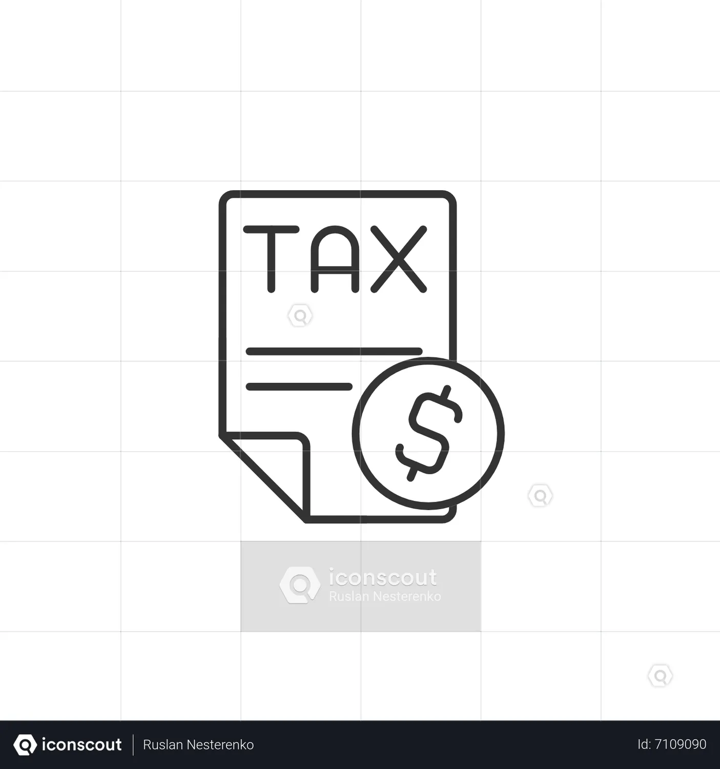 Tax pay Animated Icon download in JSON, LOTTIE or MP4 format