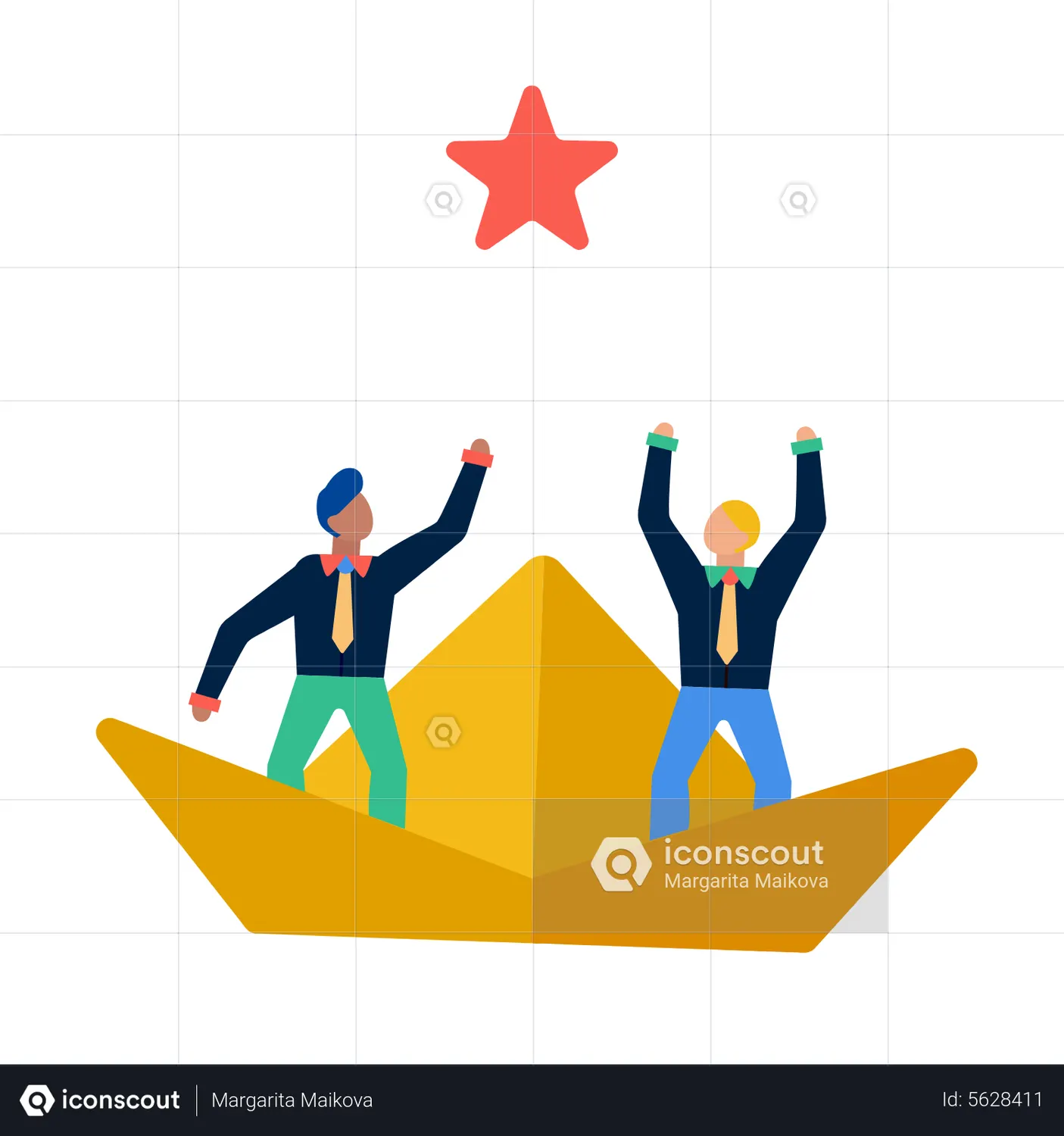 Team Achieving Business Goal Animation - Free Download Business Animations | IconScout