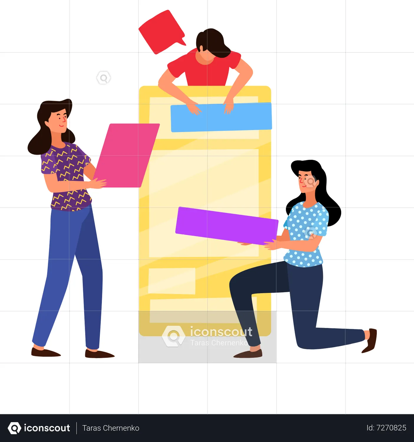 Team Working Together Animation - Free Download Design & Development ...
