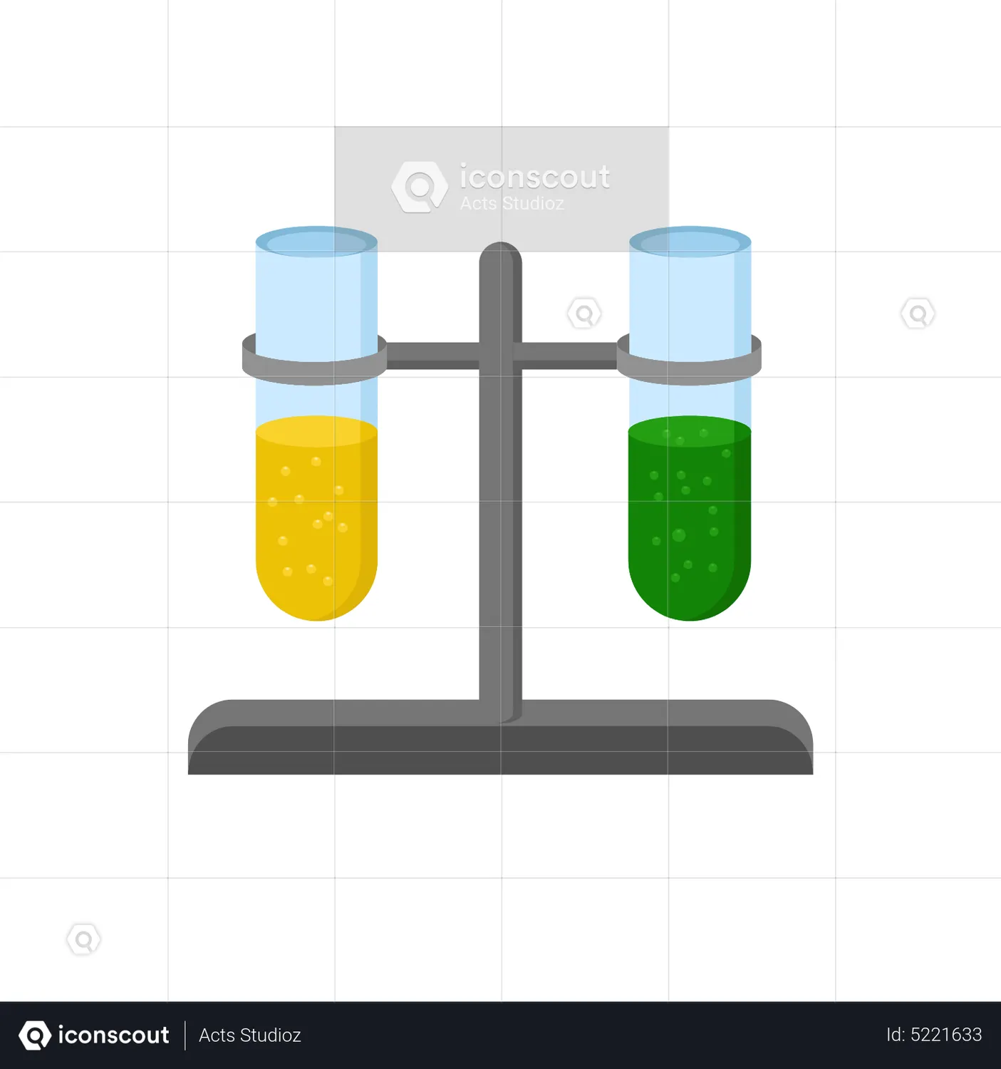 Test Tube Animated Icon - Free Download School & Education Animated ...