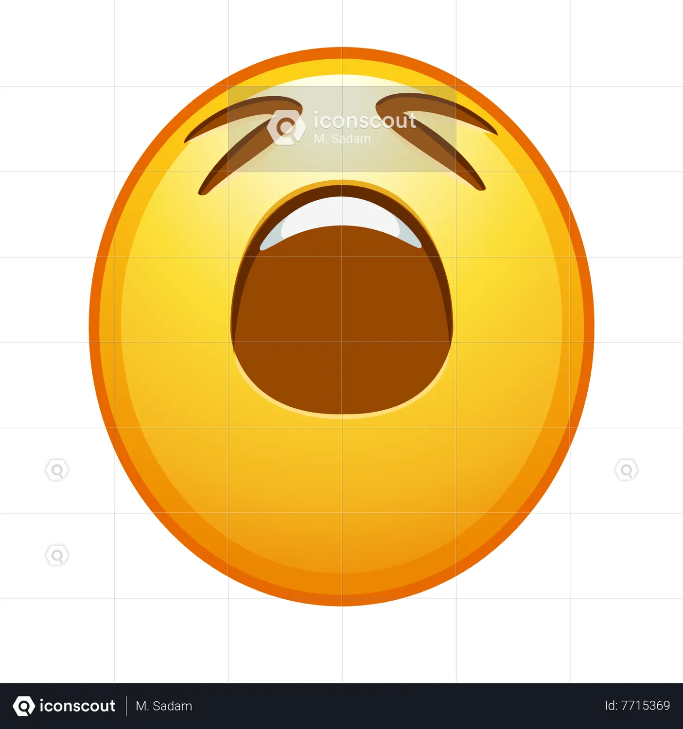 Tired Face Emoji Animated Icon Free Download Sign & Symbols Animated