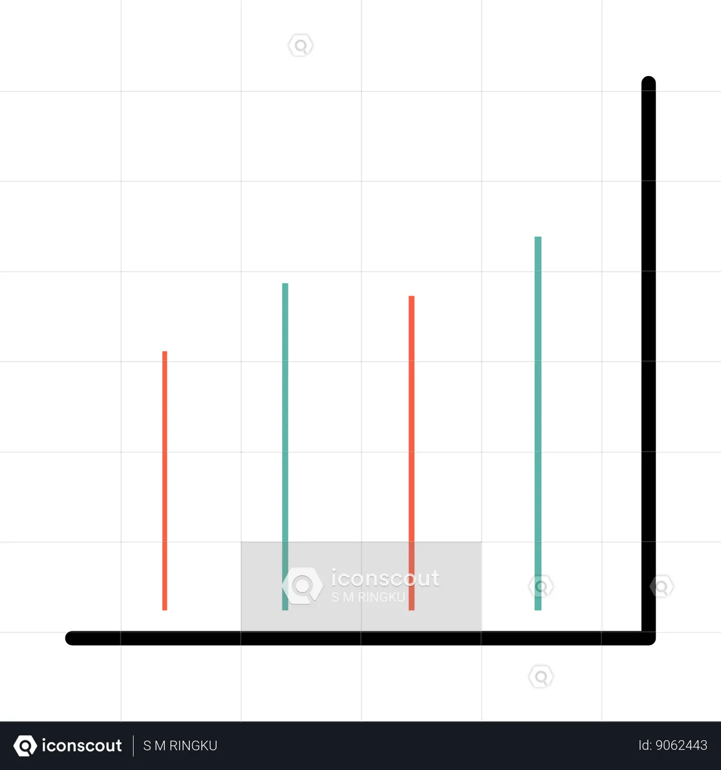 Trading Chart Animated Icon download in JSON, LOTTIE or MP4 format