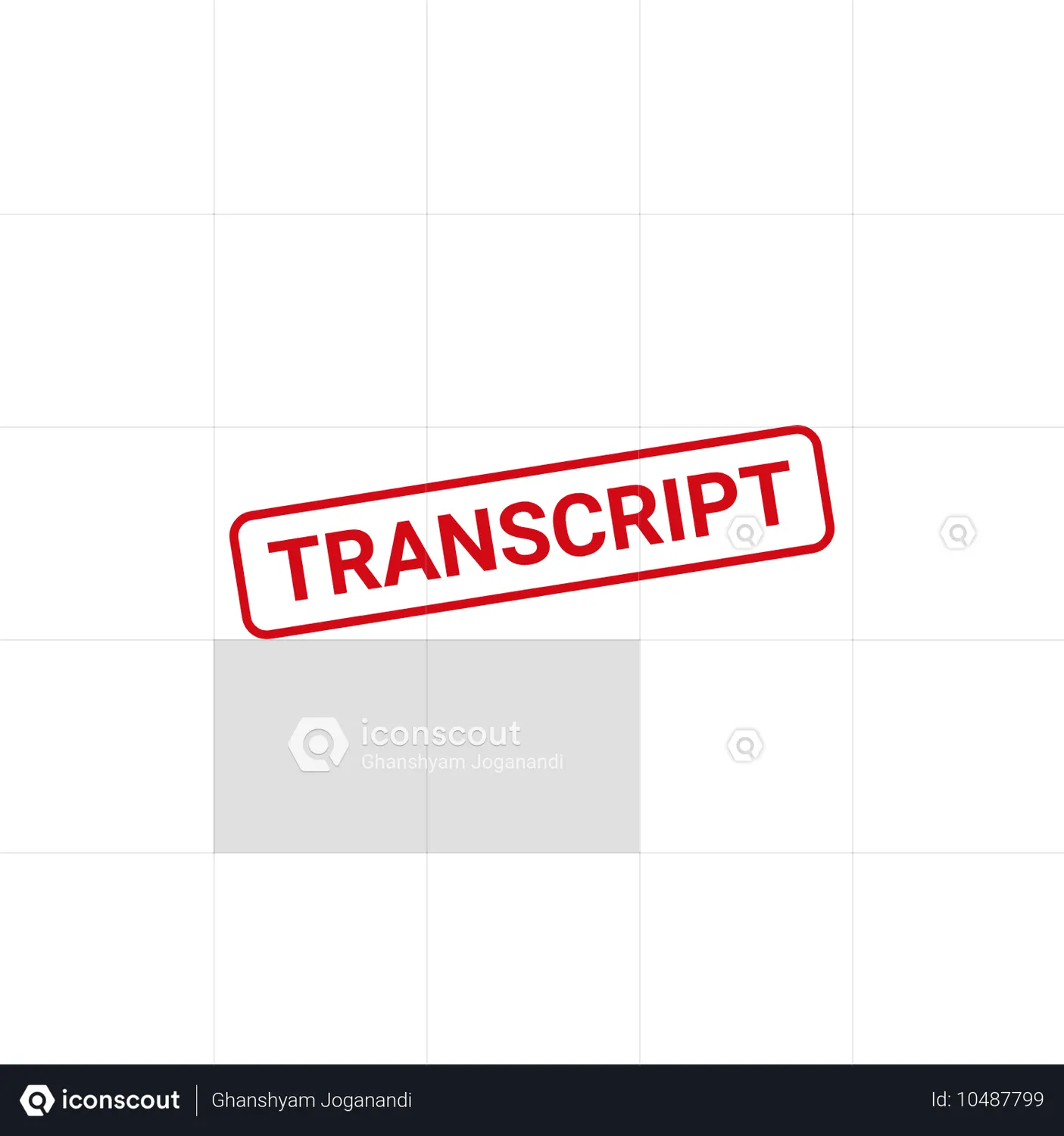Transcript Stamp Animated Icon - Free Download Sign & Symbols Animated ...