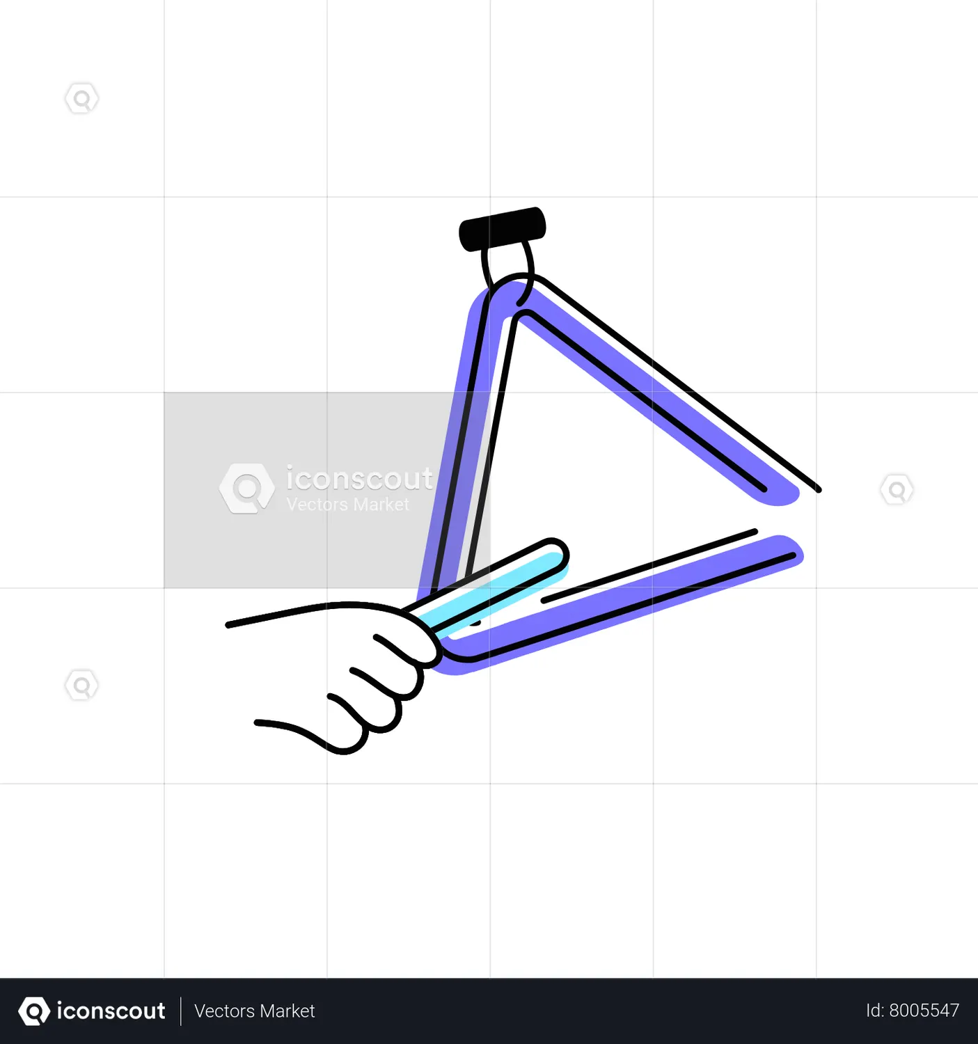 Triangle Music Animated Icon download in JSON, LOTTIE or MP4 format