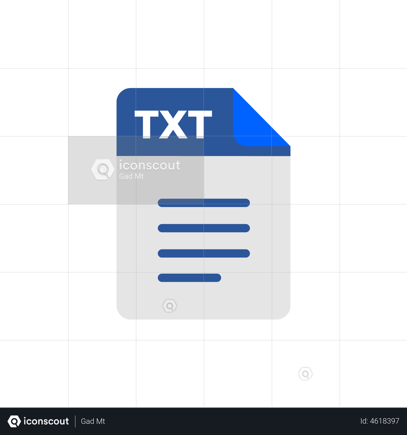 TXT File format extension 애니메이션 by Gad Mt | LottieFiles