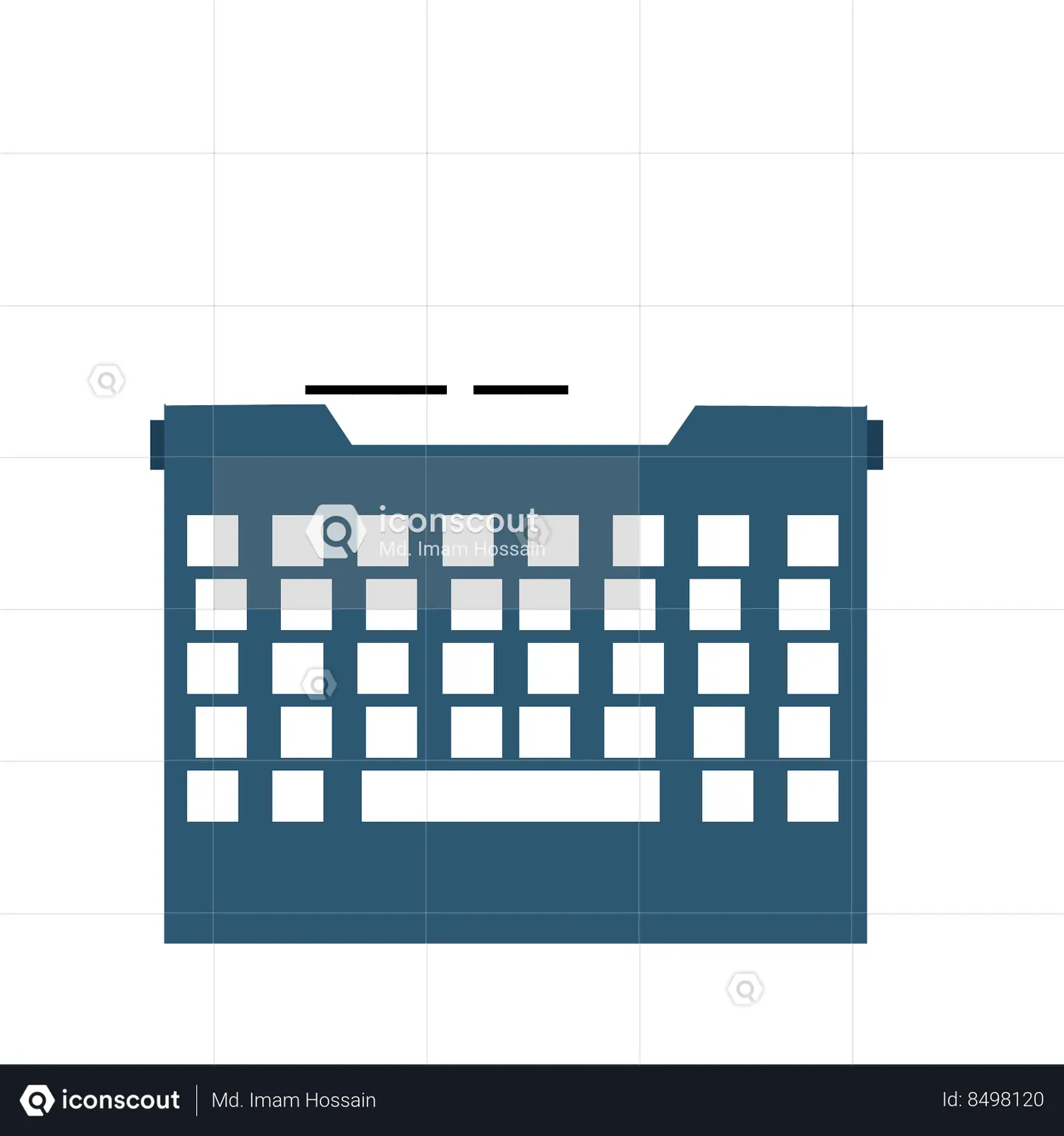 Typewriter Animated Icon download in JSON, LOTTIE or MP4 format