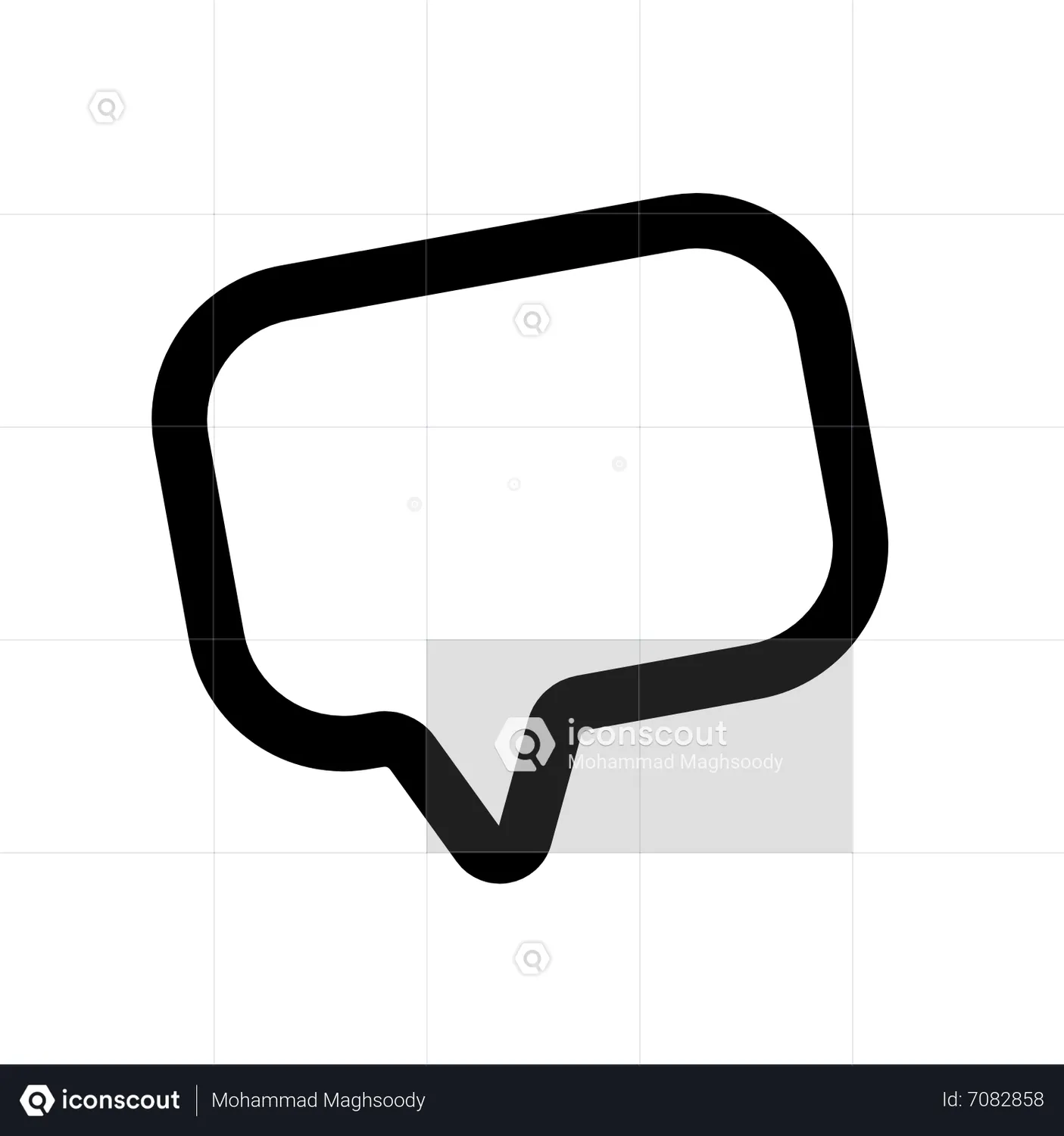 Typing Chat Animated Icon download in JSON, LOTTIE or MP4 format