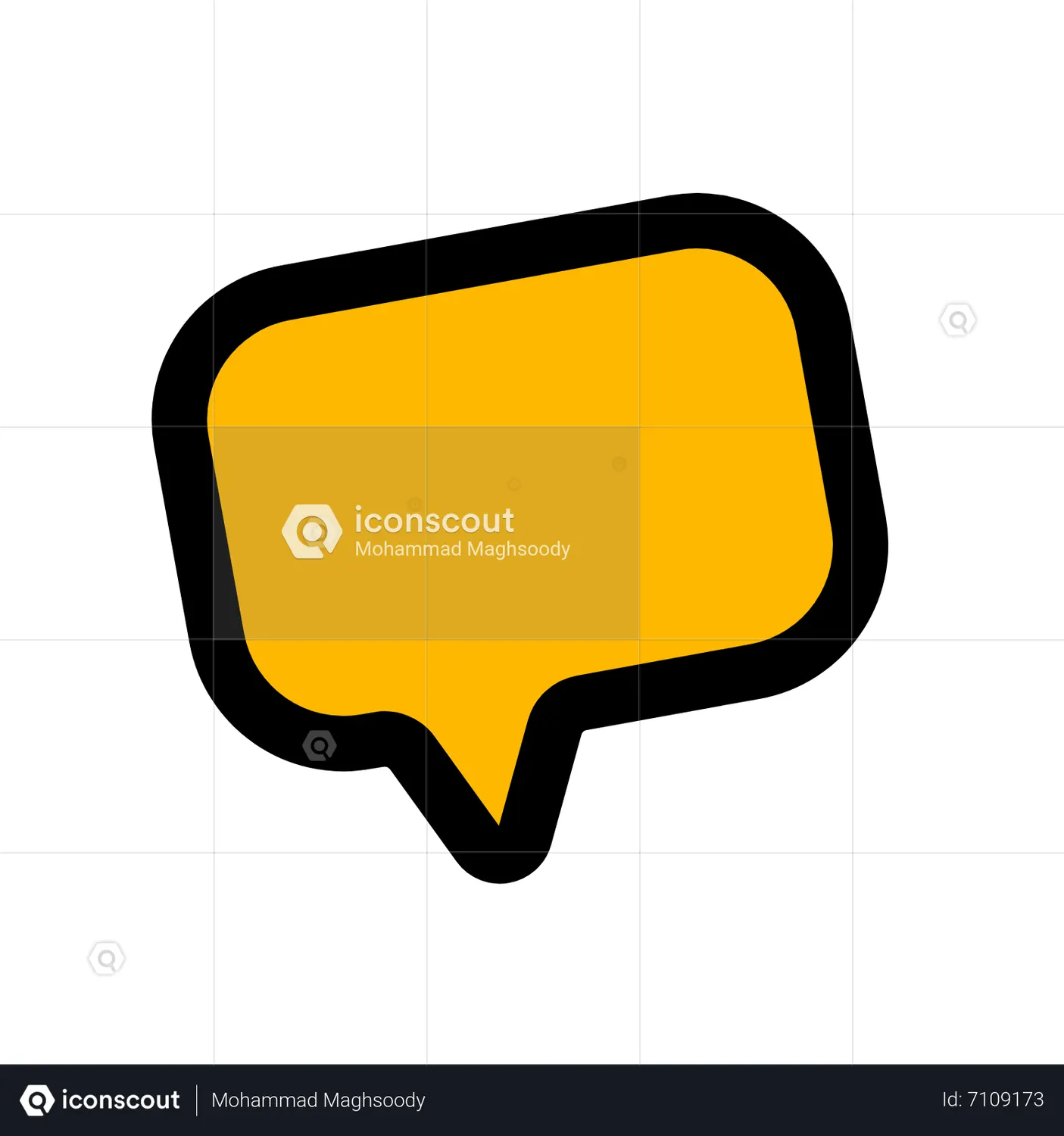 Typing Chat Animated Icon download in JSON, LOTTIE or MP4 format