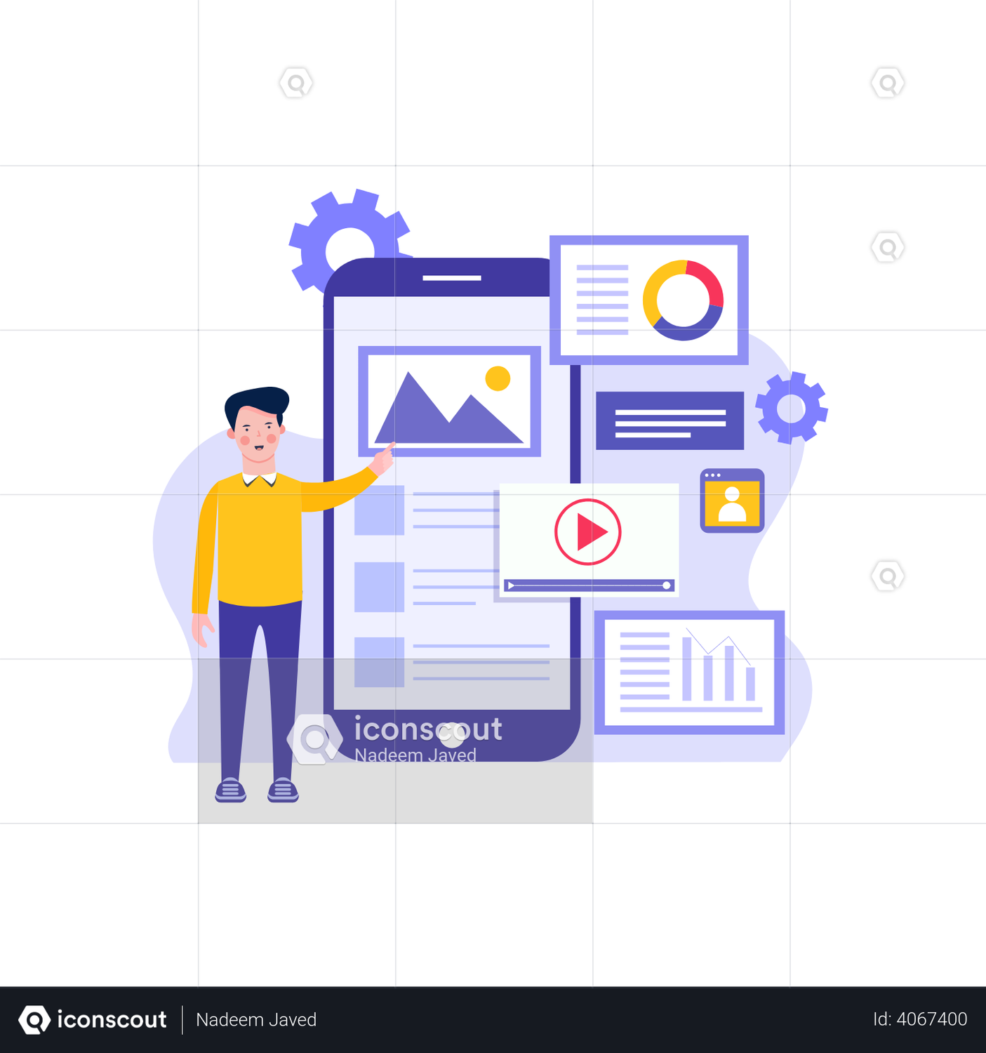 Ui Ux Design Animation by Nadeem Javed | LottieFiles