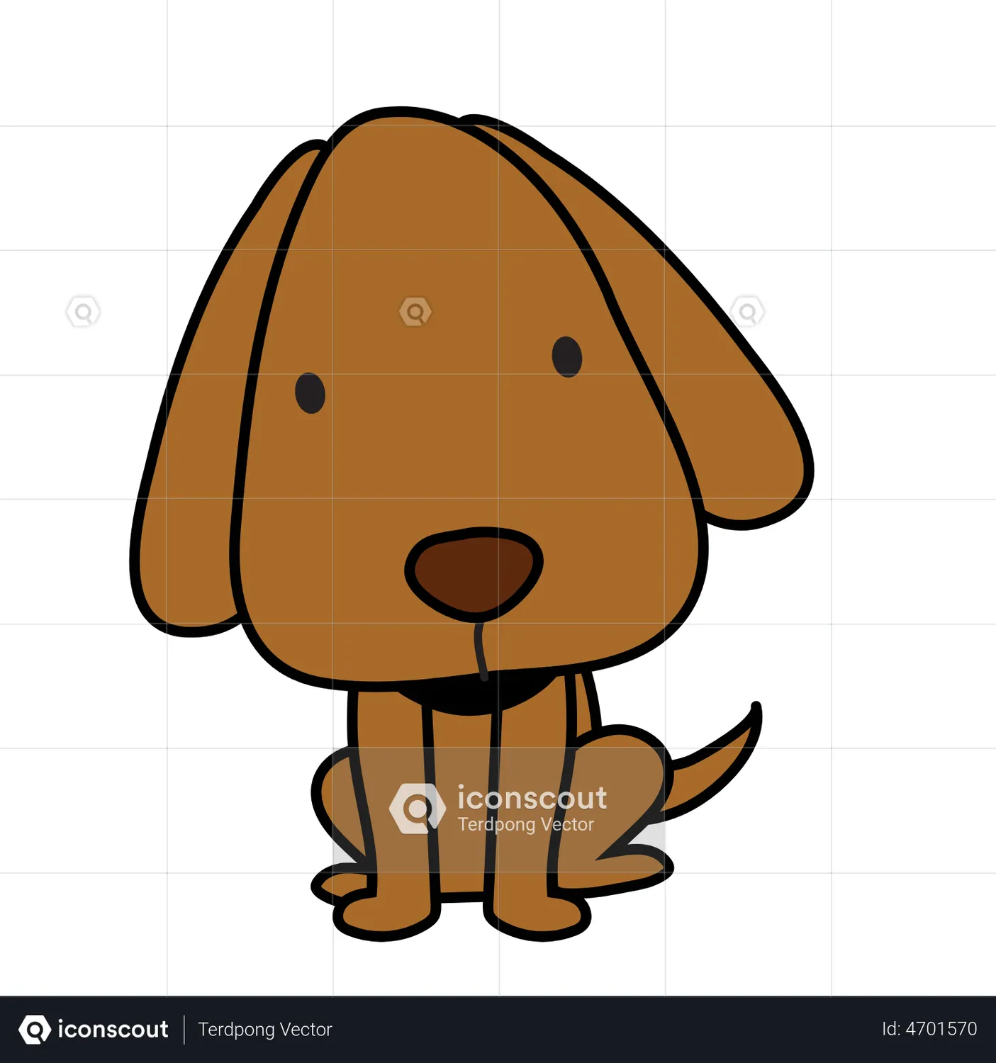 Obtén Un Perro Estaba Sentado Moviendo La Cola Animation de por descarga  gratuita en Animal Animations | IconScout