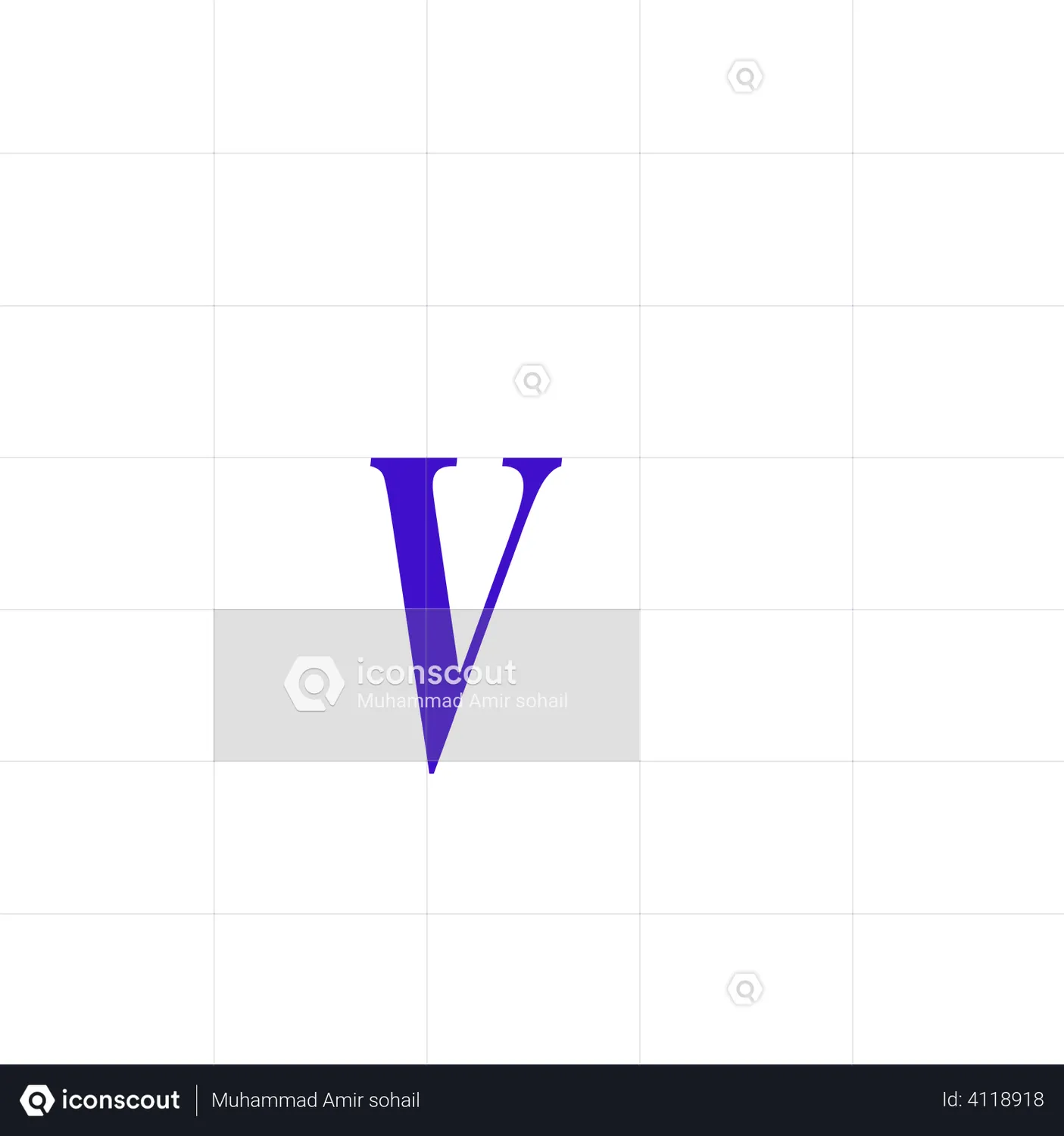 uppercase-letter-v-animated-icon-download-in-json-lottie-or-mp4-format