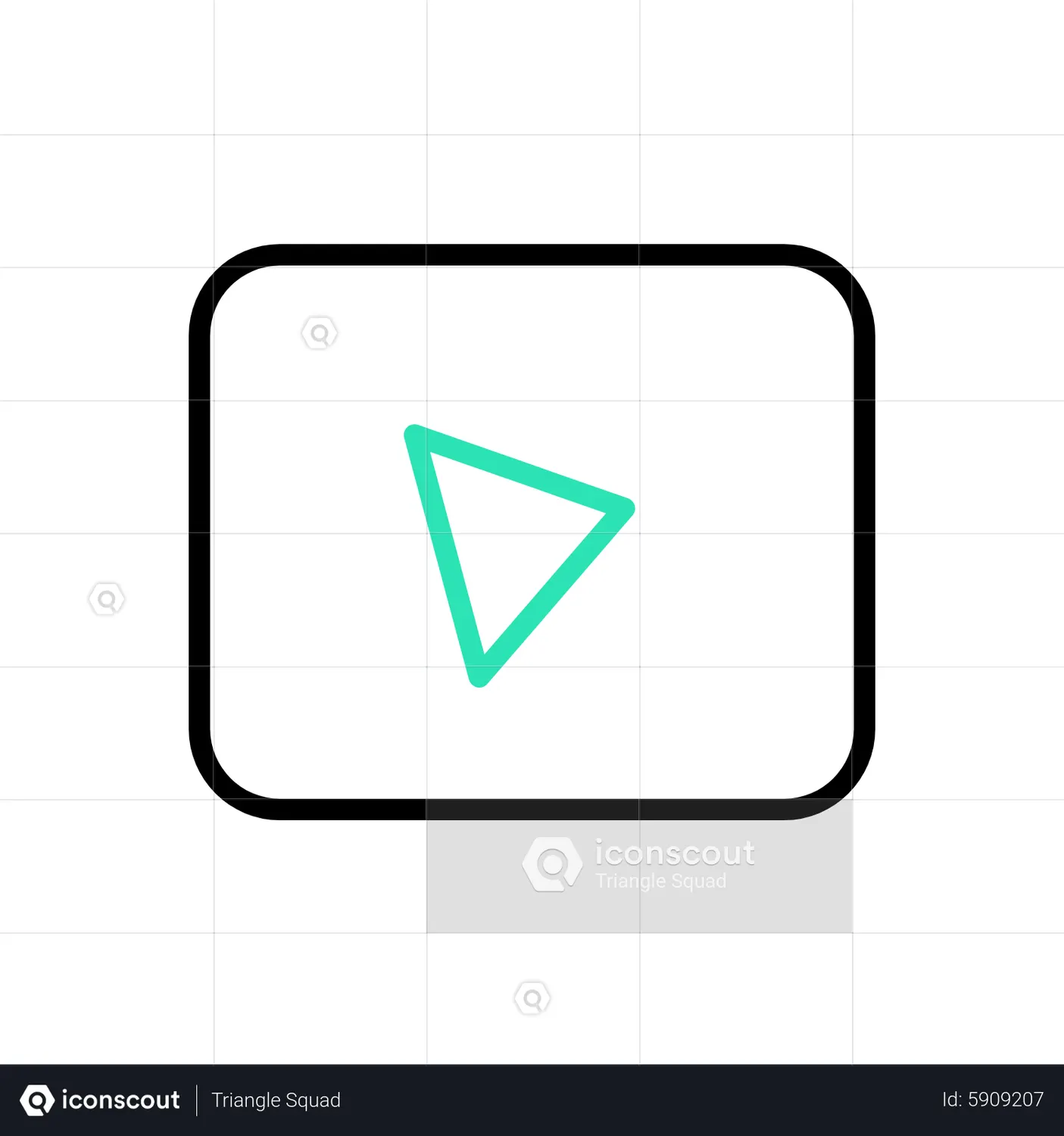 Video Animated Icon download in JSON, LOTTIE or MP4 format
