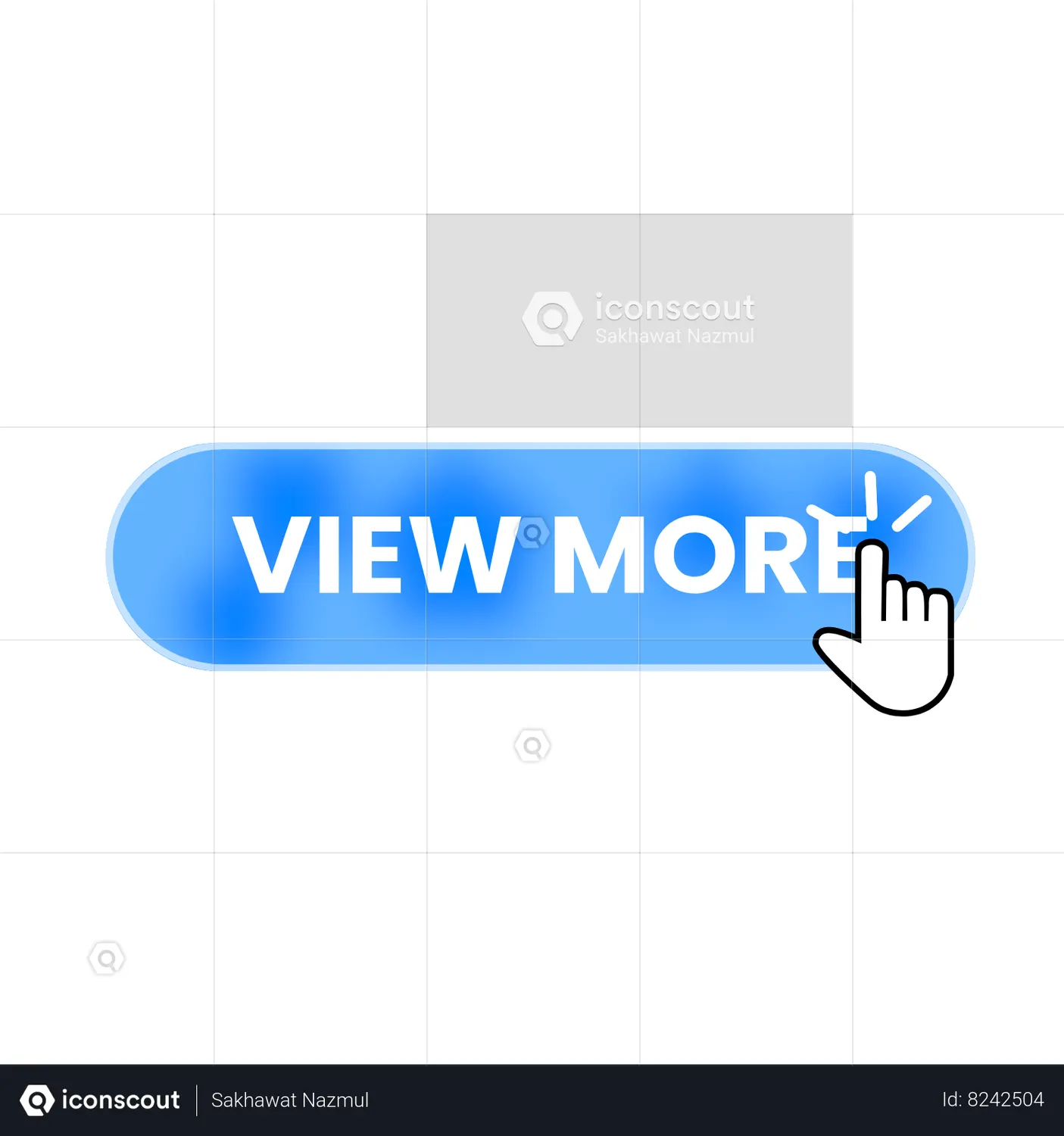 View More Button Animated Icon download in JSON, LOTTIE or MP4 format
