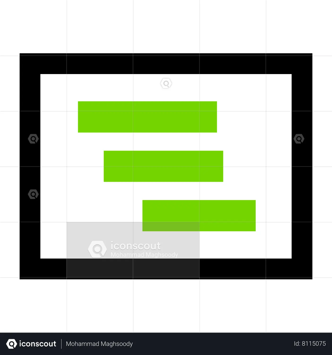View Timeline Animated Icon download in JSON, LOTTIE or MP4 format image.