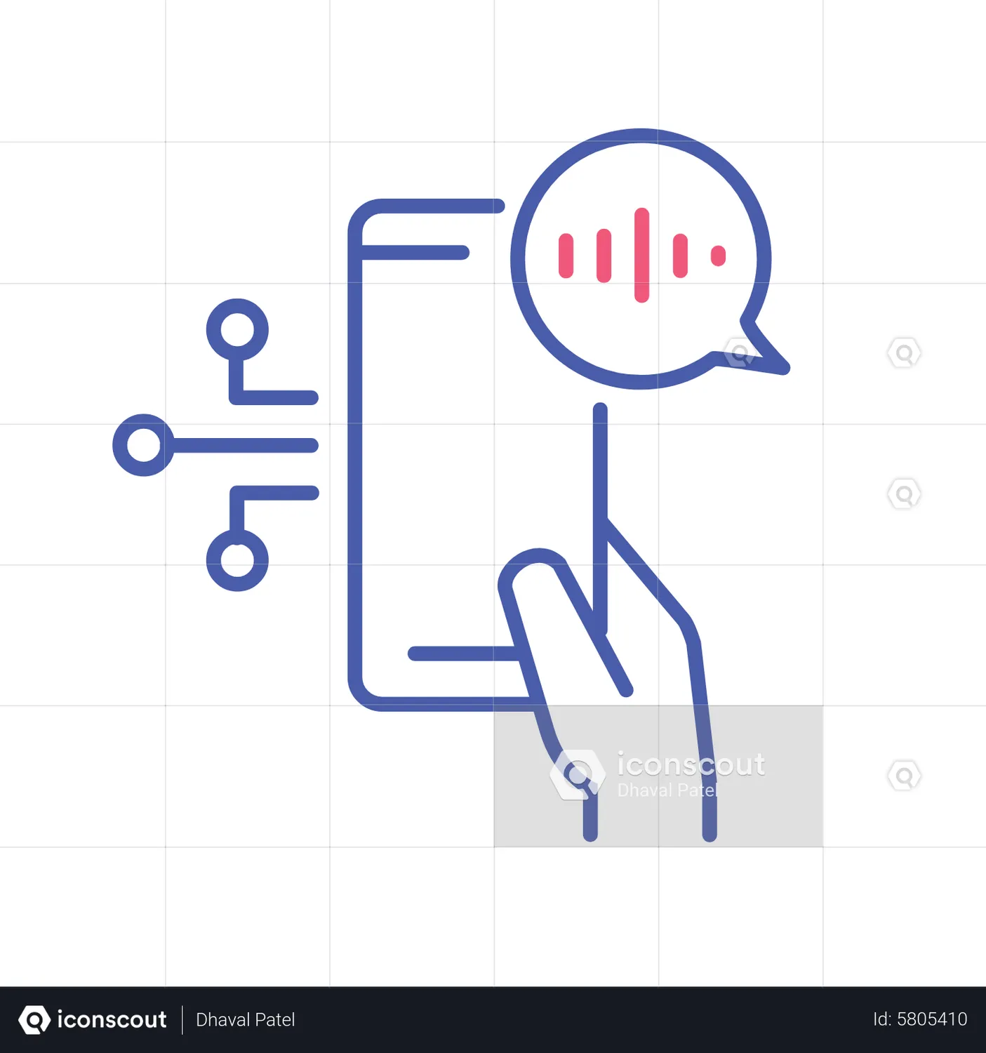 Voice Assistant Animated Icon Download In Json Lottie Or Mp4 Format