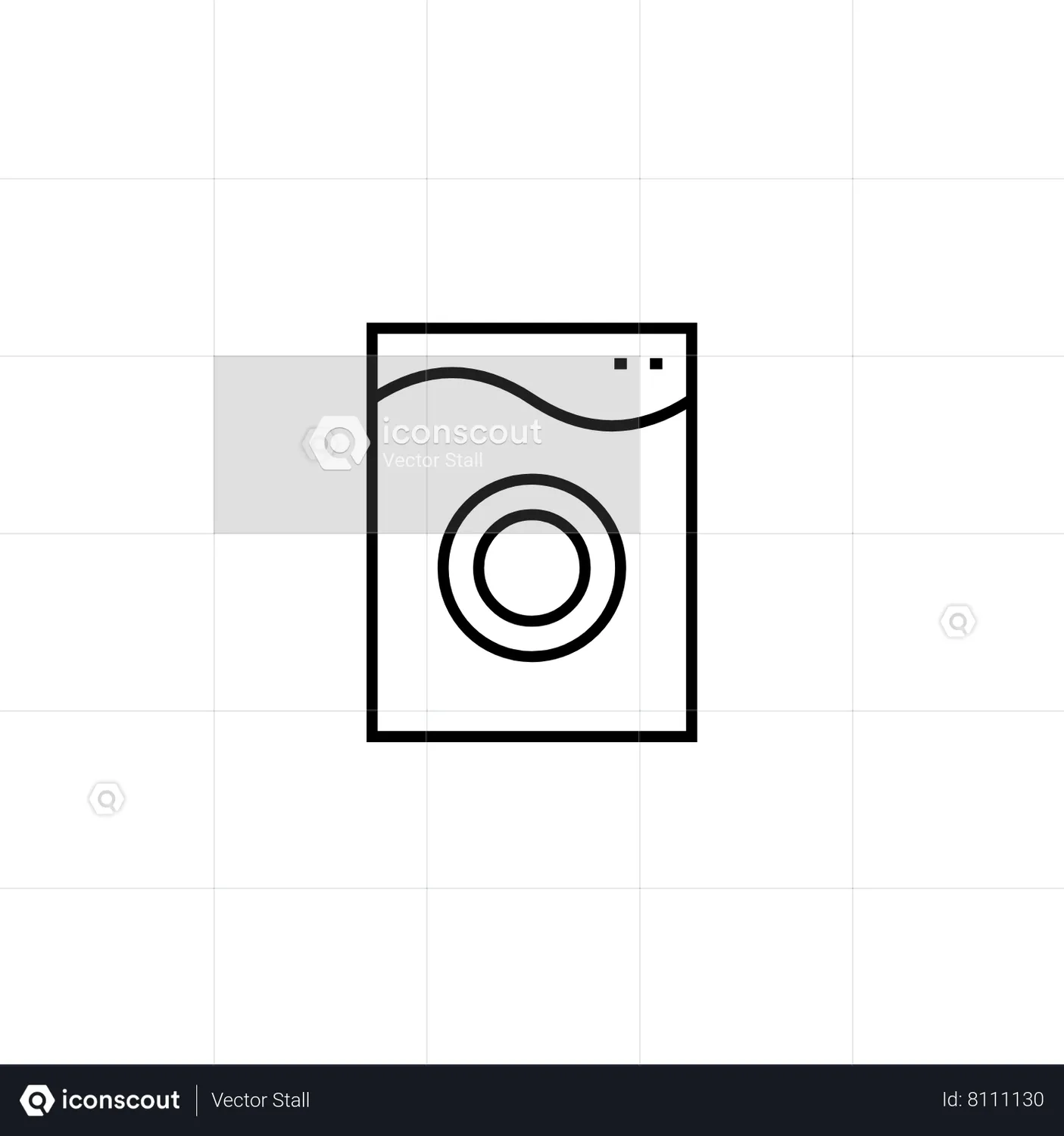 Washing Machine Animated Icon download in JSON, LOTTIE or MP4 format