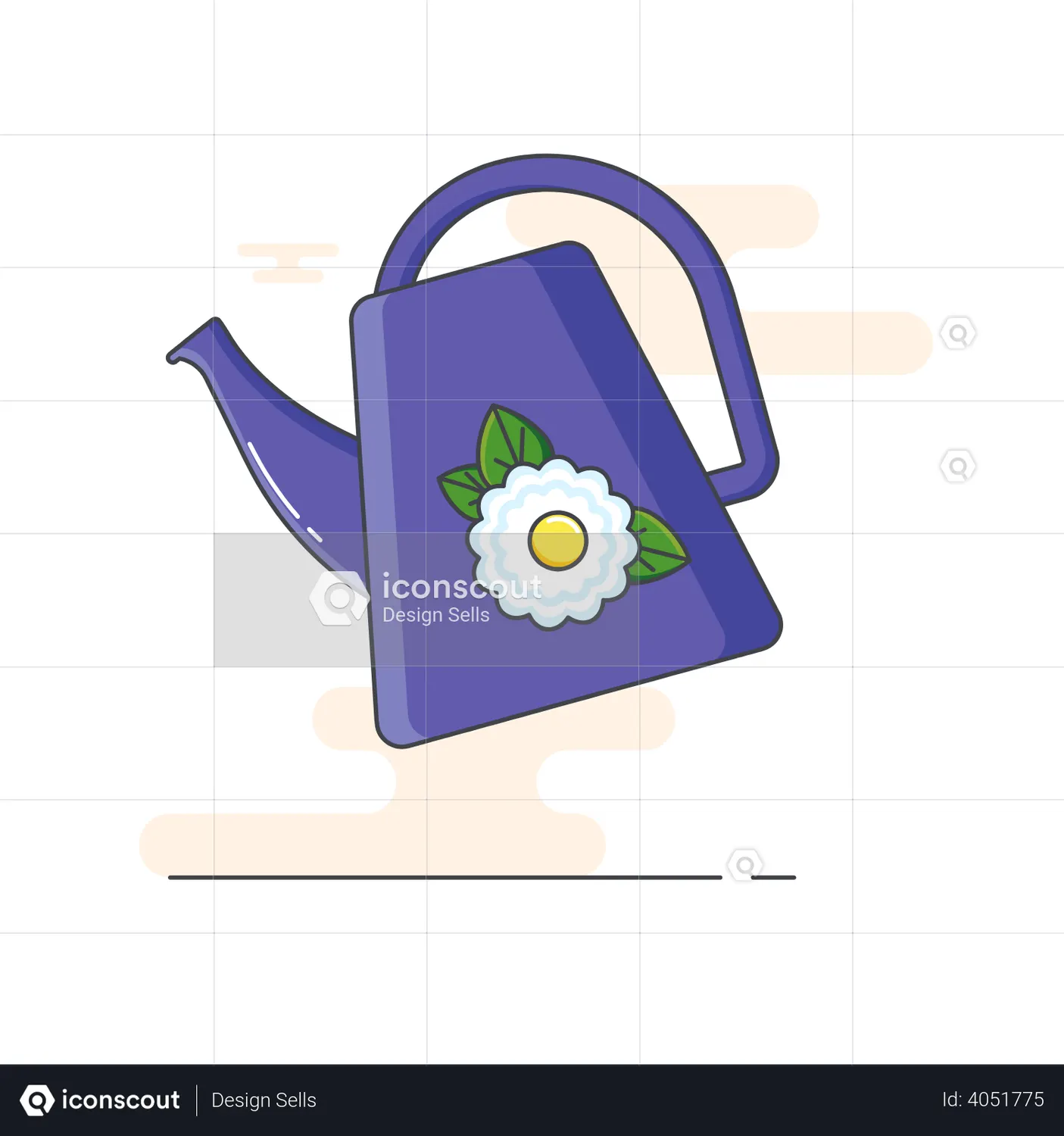 Watering Can Animated Icon download in JSON, LOTTIE or MP4 format