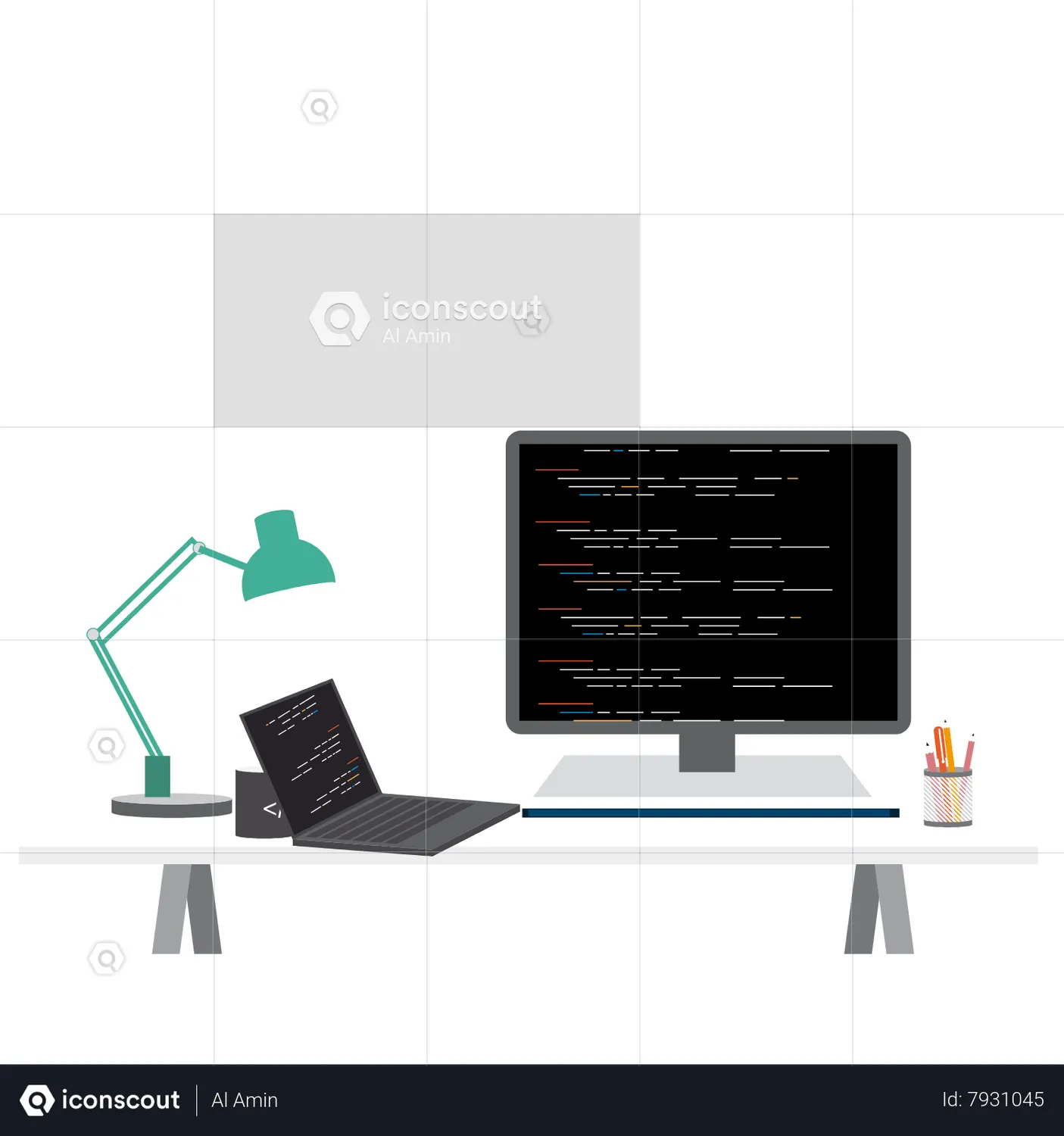 Web Development Animated Illustration download in JSON, LOTTIE or MP4 ...