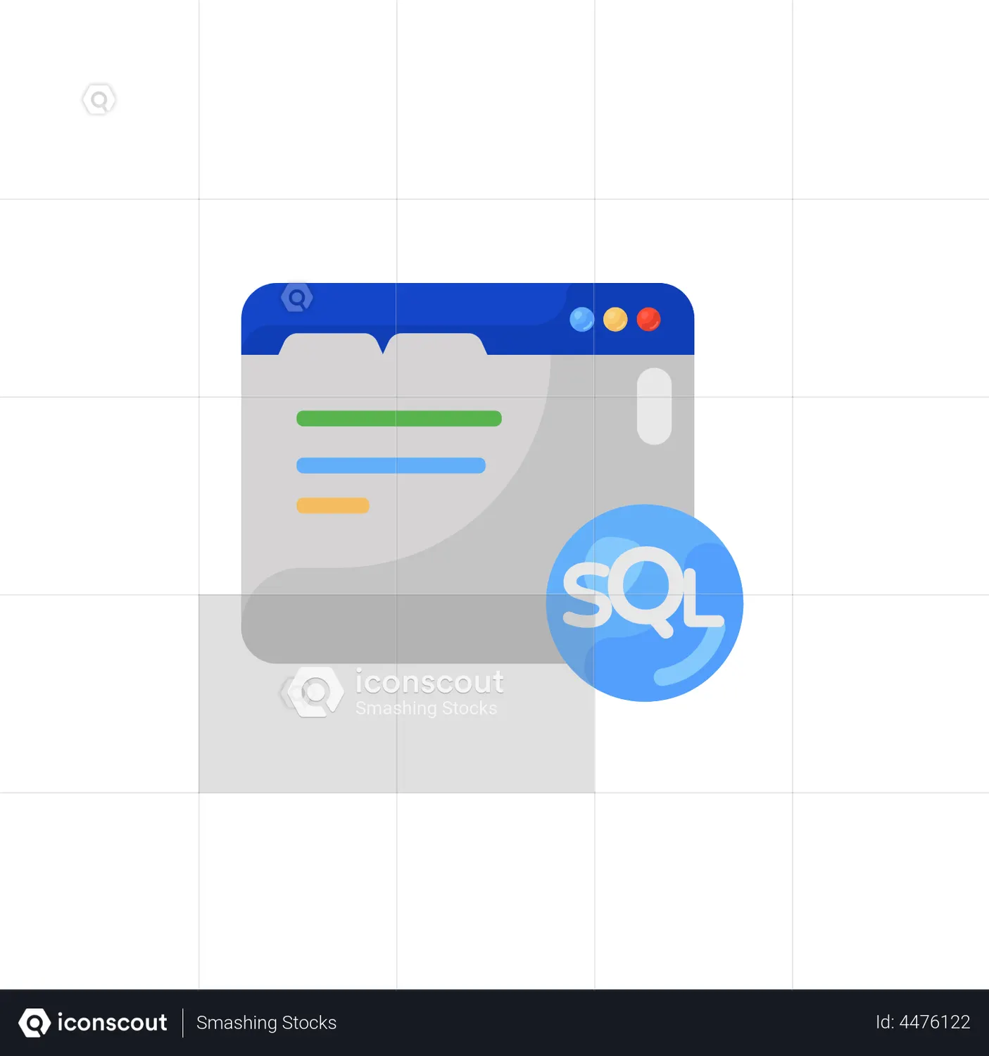 Web Sql Animated Icon download in JSON, LOTTIE or MP4 format