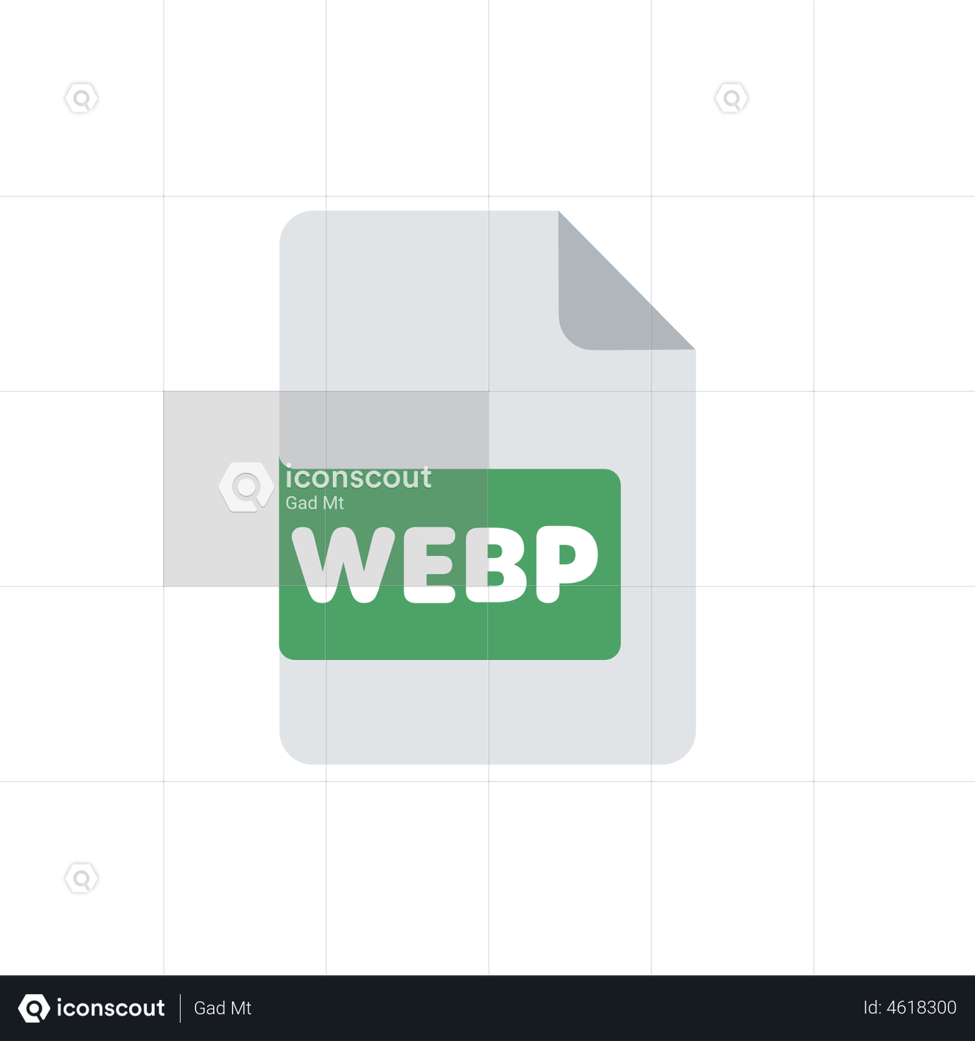 WEBP File Extension Animation by Gad Mt | LottieFiles