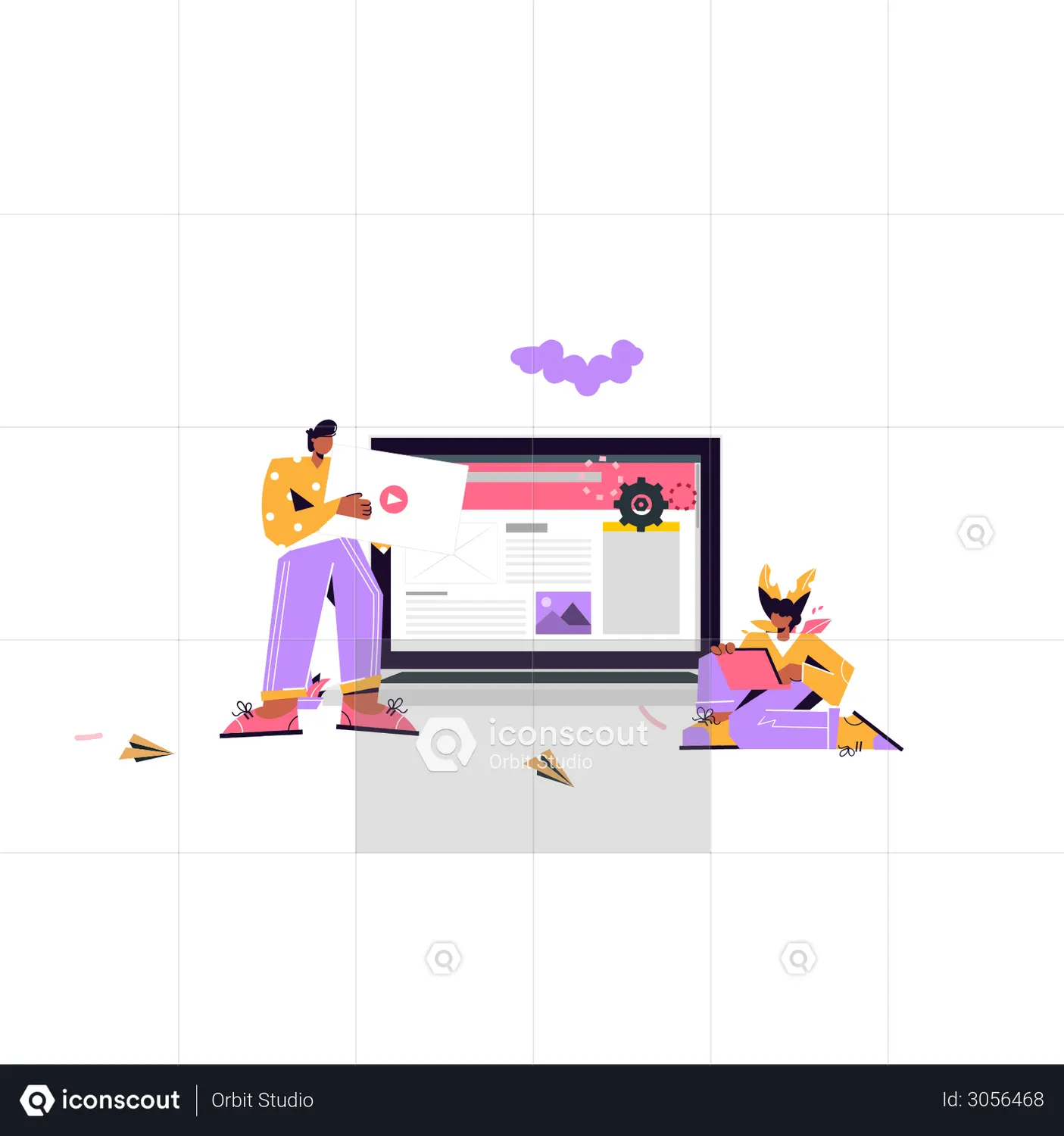 Website Animation Animation - Free Download Business Animations | IconScout