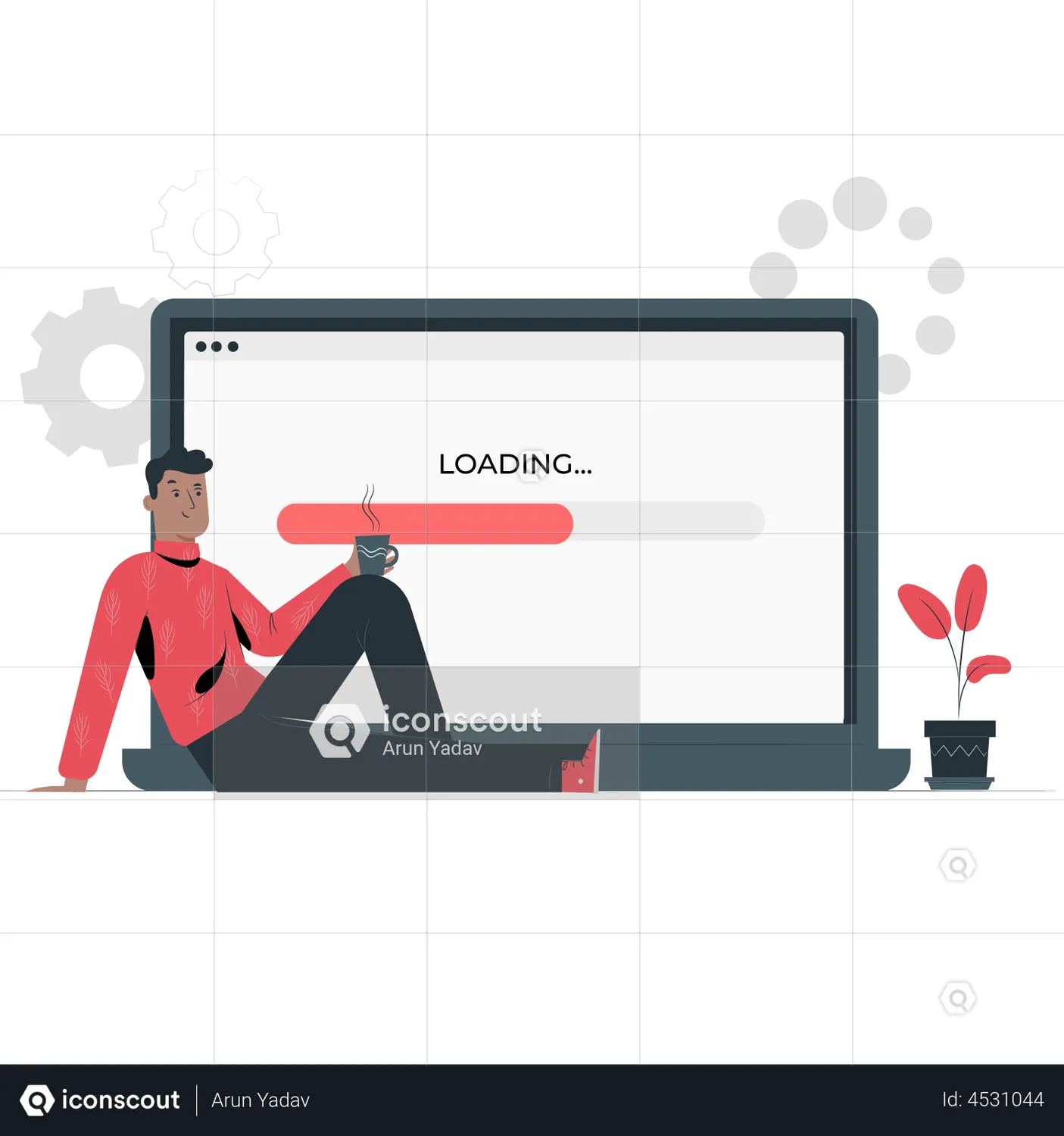 how to add loading animation to website