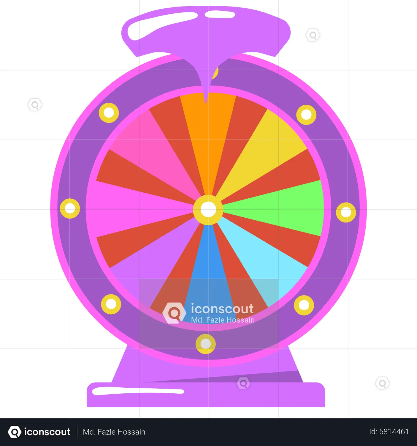 Wheel Of Fortune Animated Icon - Free Download Sports & Games Animated ...