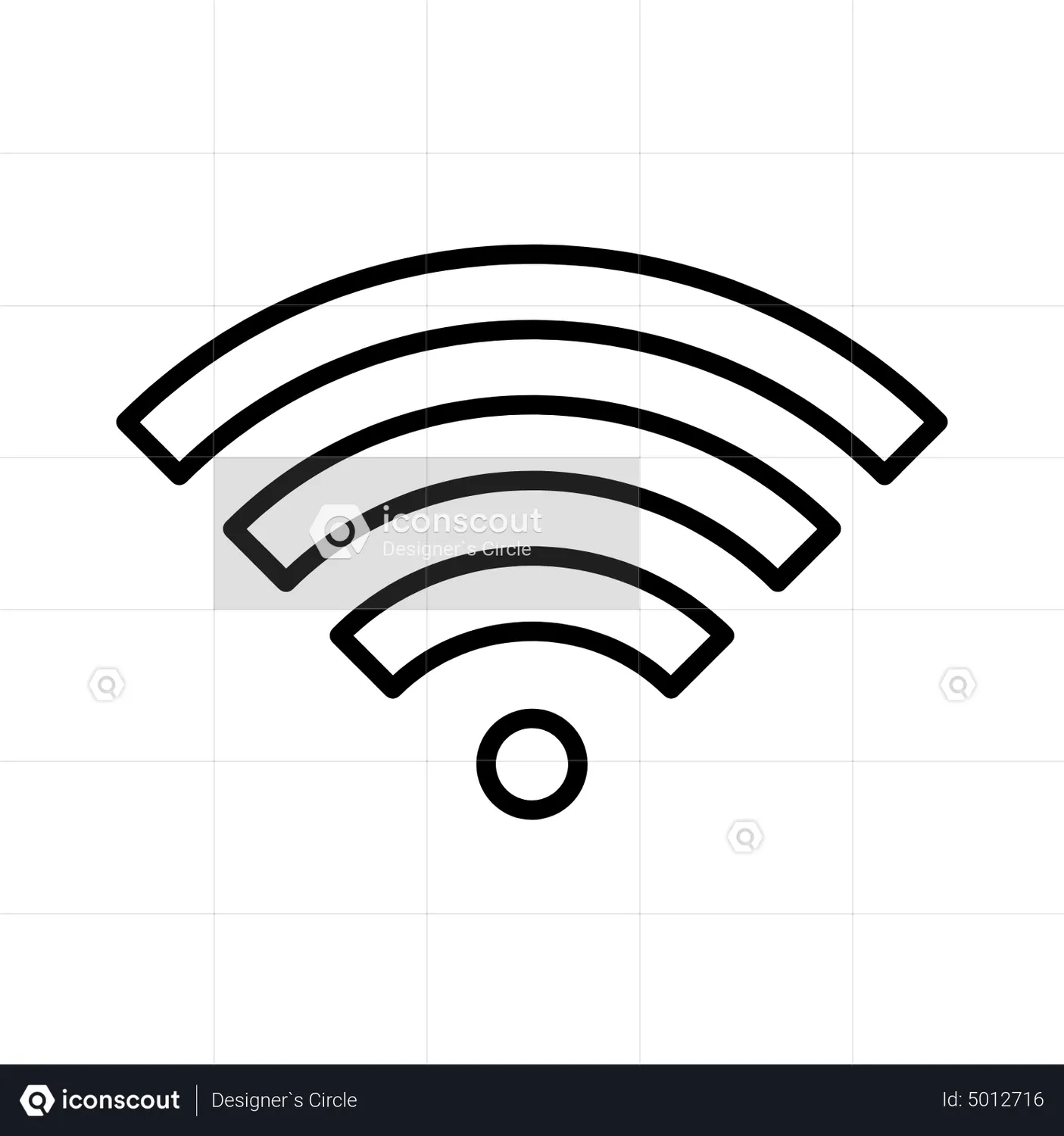 Wifi Signals Animated Icon download in JSON, LOTTIE or MP4 format
