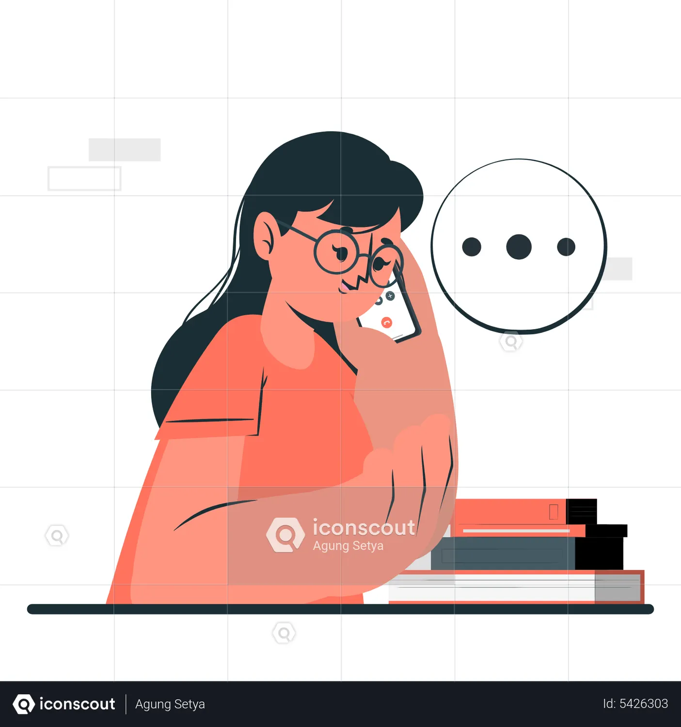Woman Receiving Phone Call Animation - Free Download People Animations | IconScout 