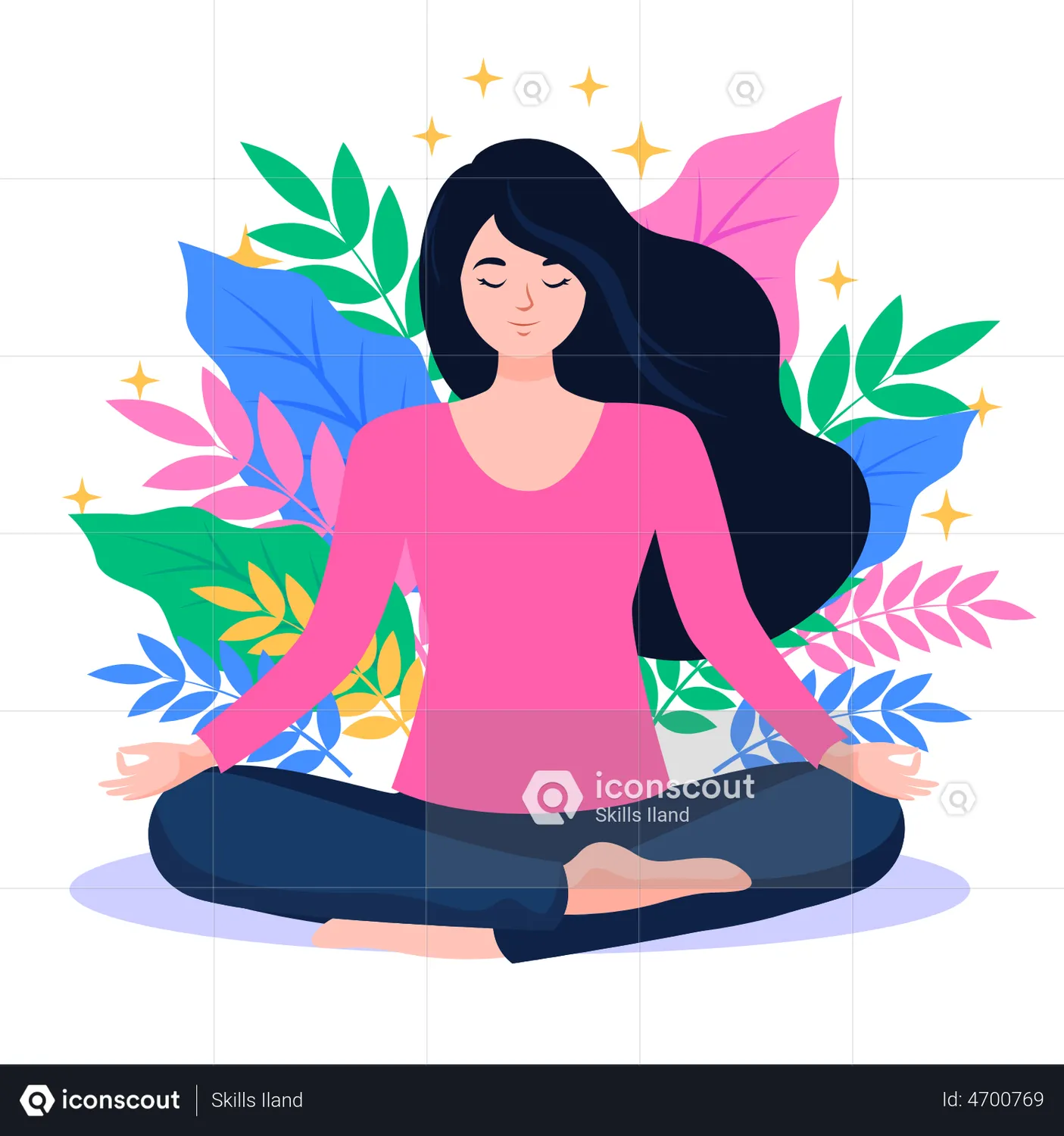 Women Doing Yoga Animation - Free Download Gym & Fitness Animations ...