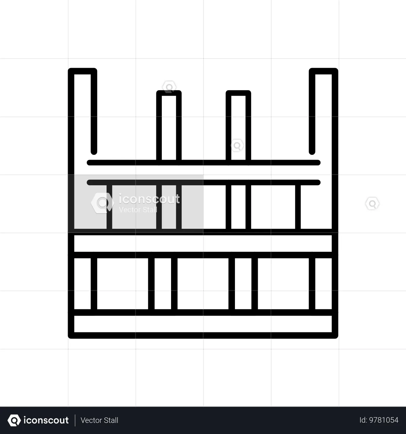 Wooden Security Fence Animated Icon - Free Download Buildings Animated Icons | IconScout