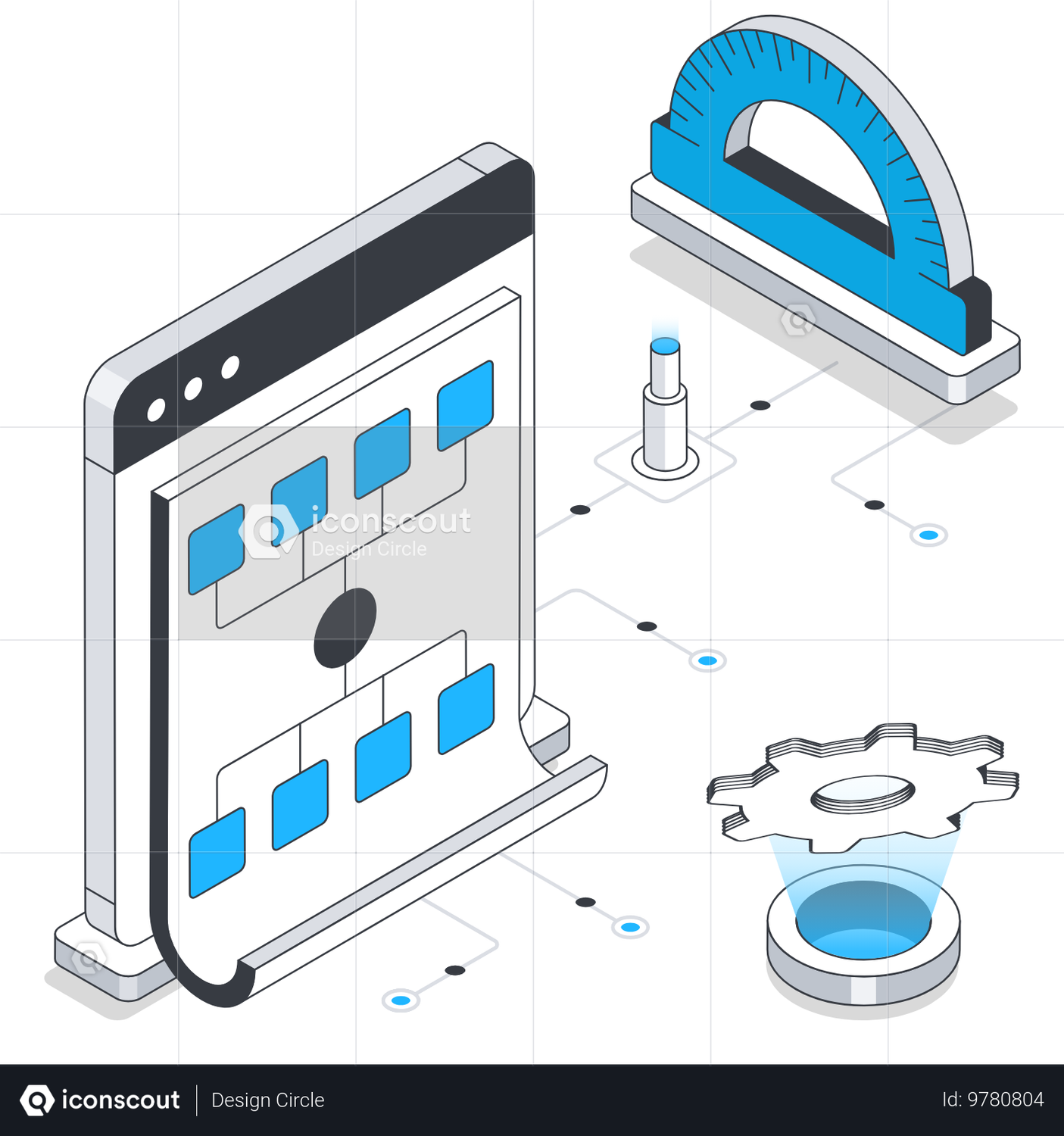 Workflow Animation by Design Circle | LottieFiles