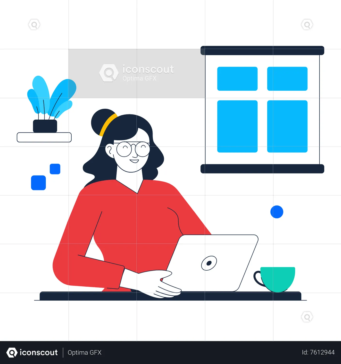 WorkingPlaceAnimation-FreeDownloadBusinessAnimations|IconScout