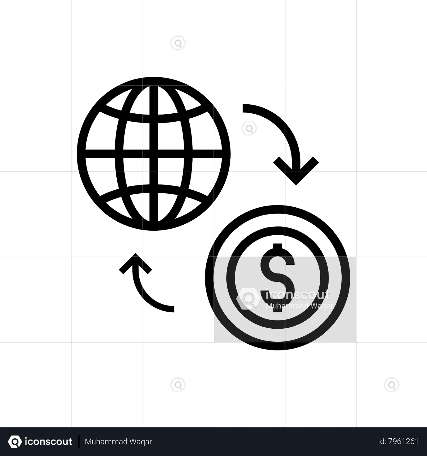 Worldwide Transfer Icon Lottie Animation Business Lottie Animations IconScout