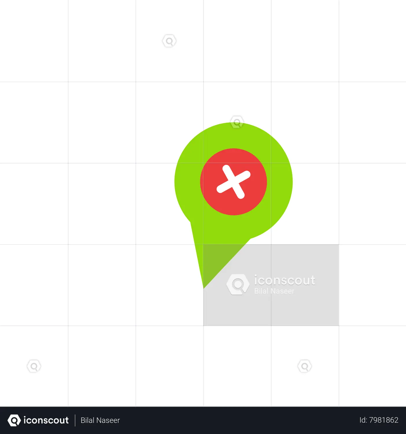 Wrong Location Animated Icon download in JSON, LOTTIE or MP4 format