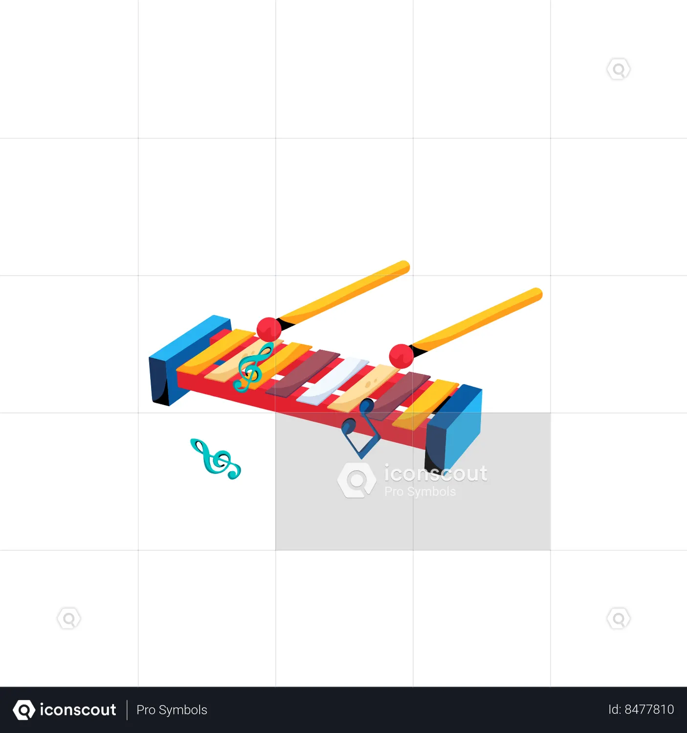 Xylophone Animated Icon download in JSON, LOTTIE or MP4 format